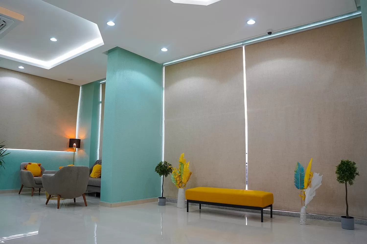 Lobby or reception in BHomed Salmiya