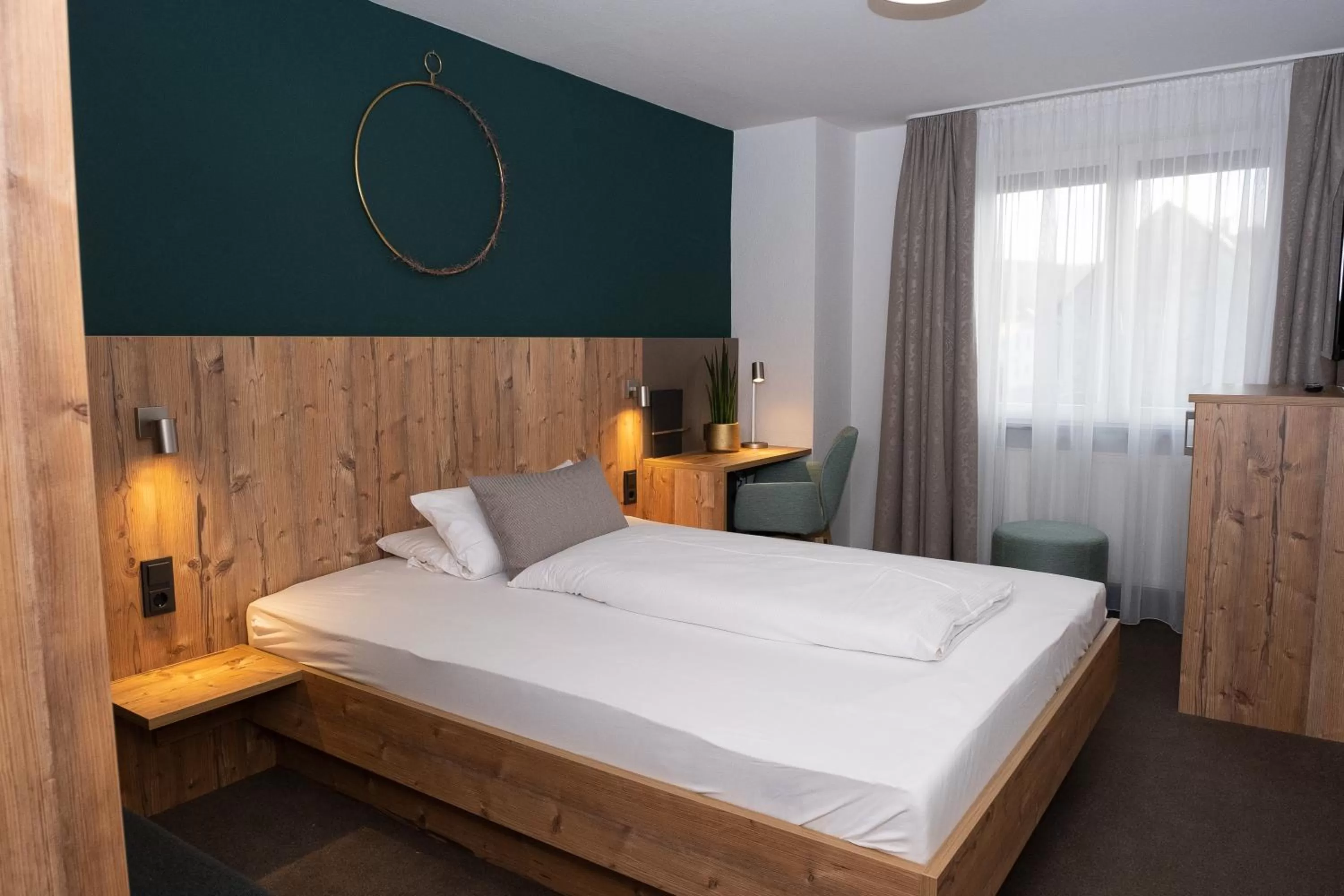 Bed in Gasthaus Hotel Kranz