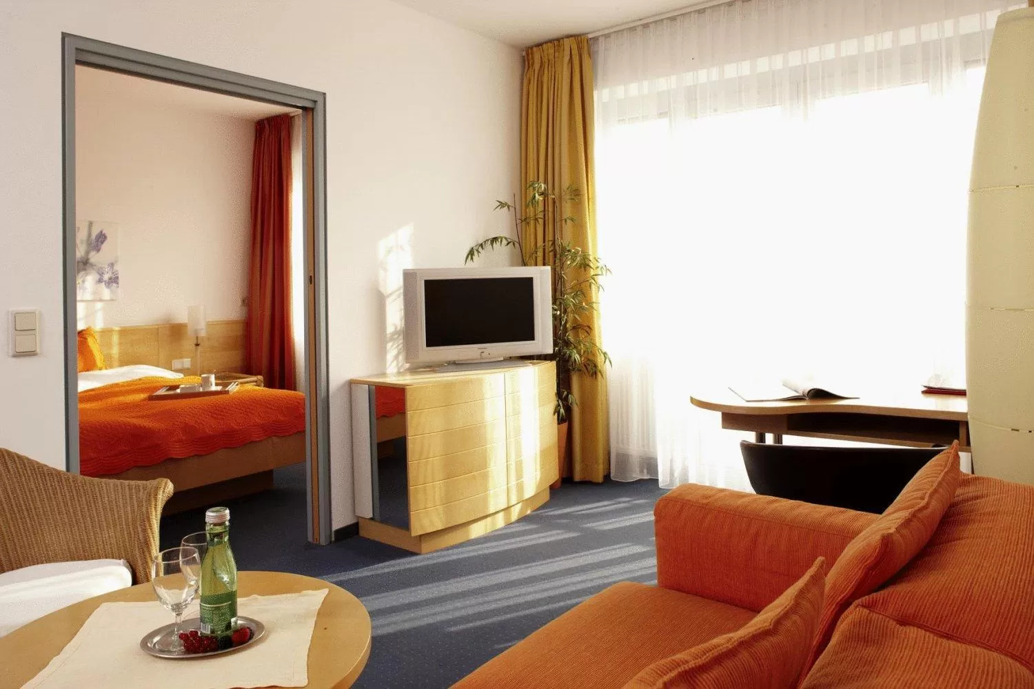 TV and multimedia, Bed in Apartment-Hotel Schaffenrath