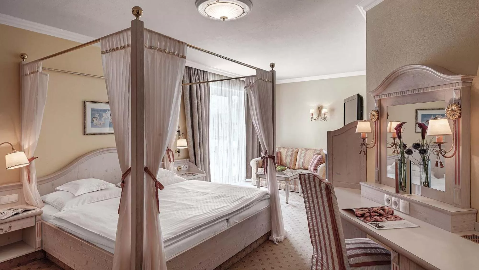 Bed in Hotel Almesberger