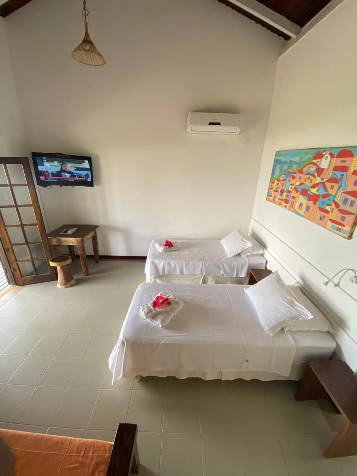 Bed in Pousada Bahia Boa