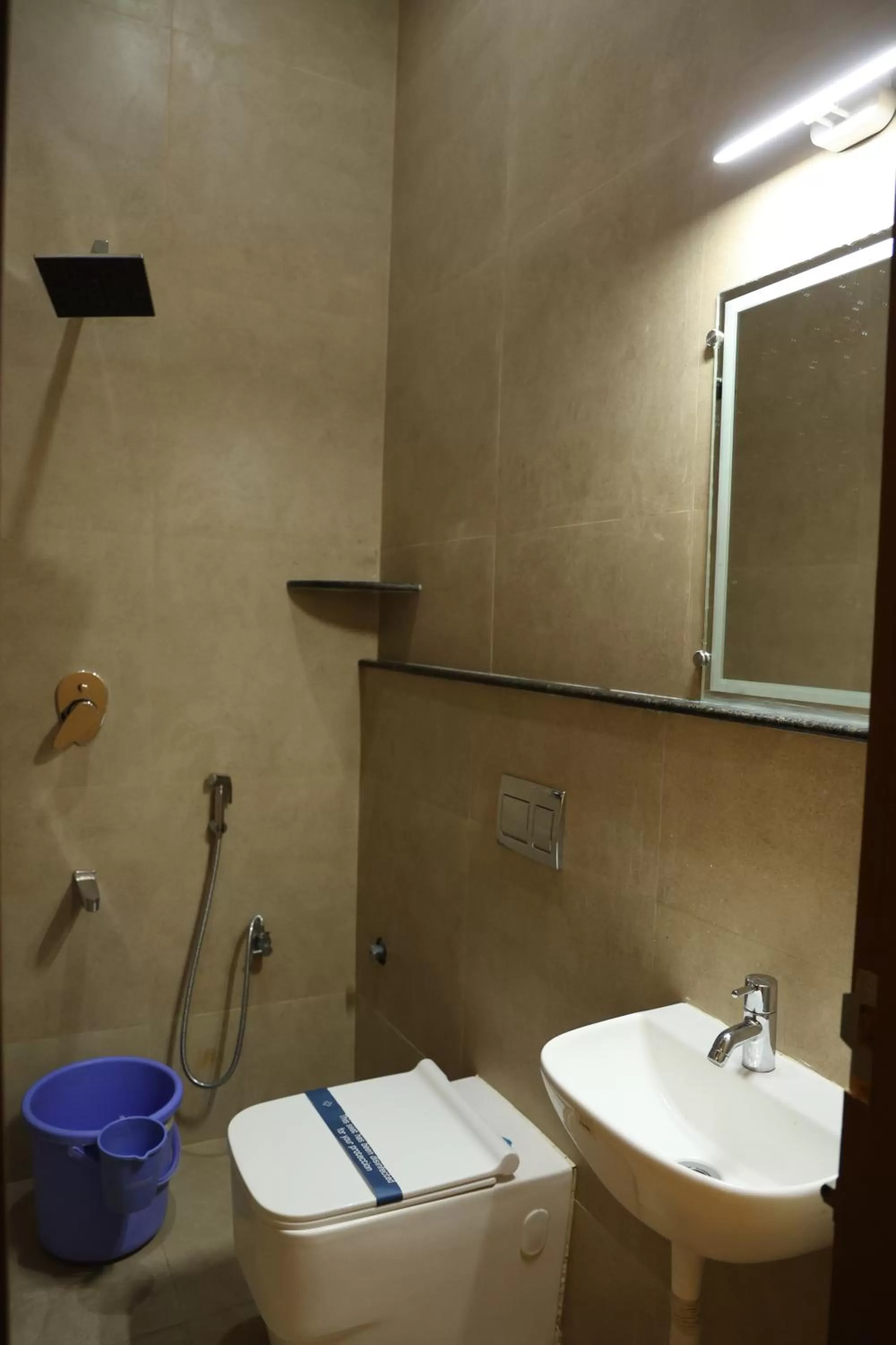 Shower in Hotel Amoha