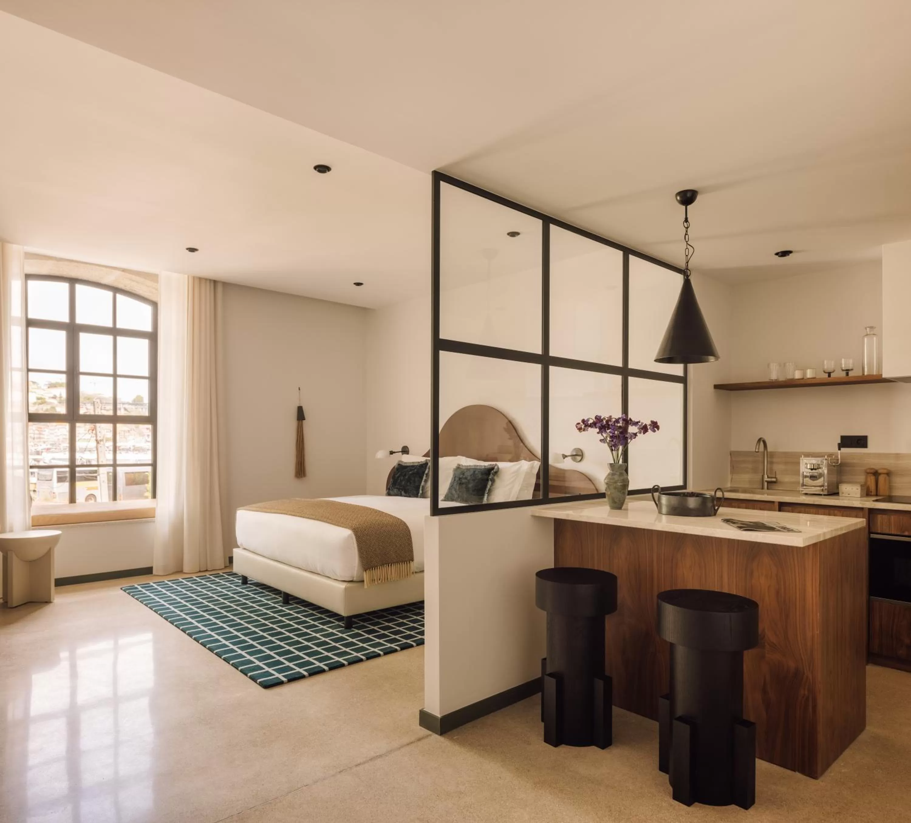 Kitchen or kitchenette, Bed in The Rebello Hotel & Spa - Small Luxury Hotels Of The World