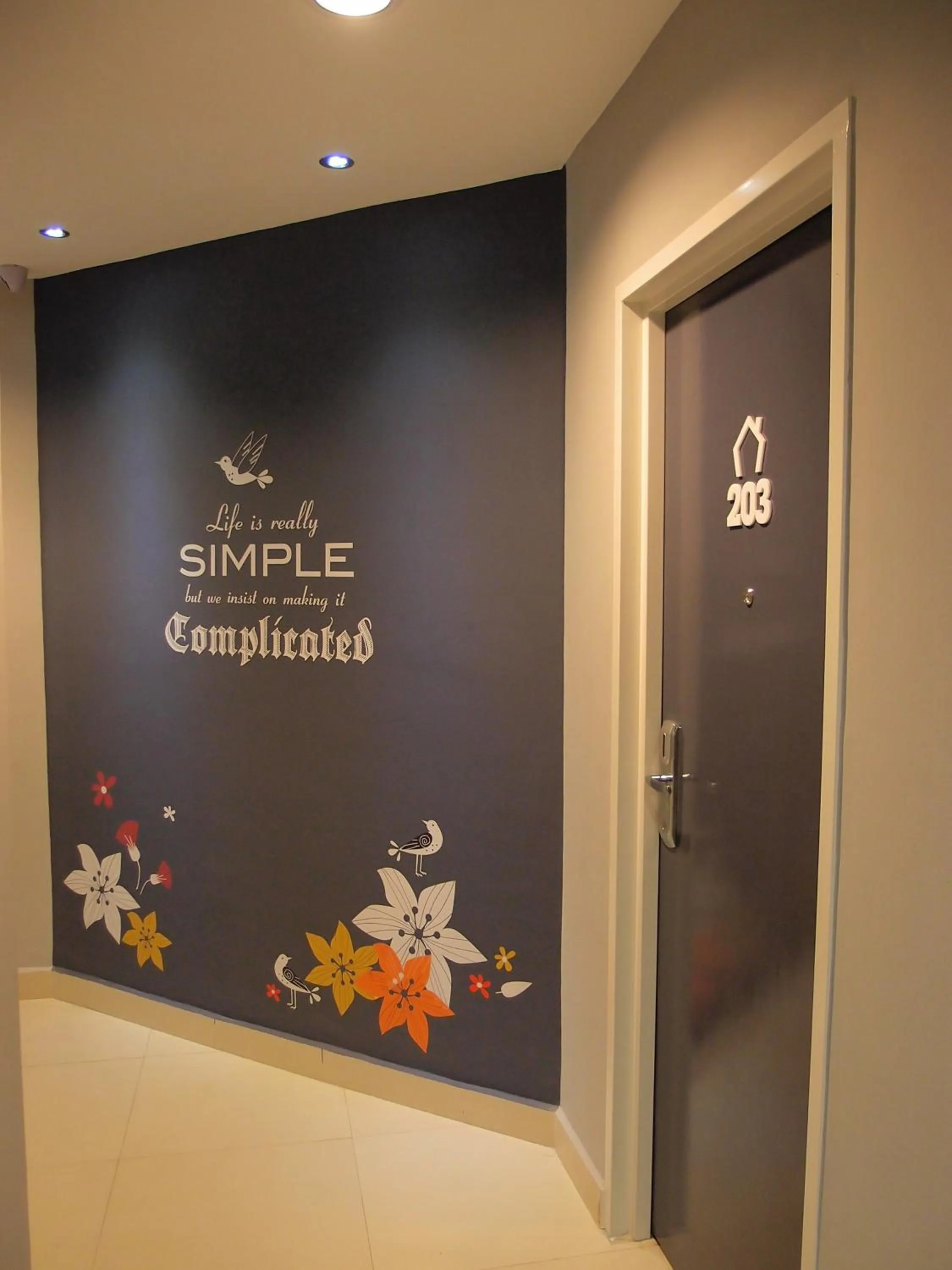 Decorative detail in One Avenue Hotel, Balakong