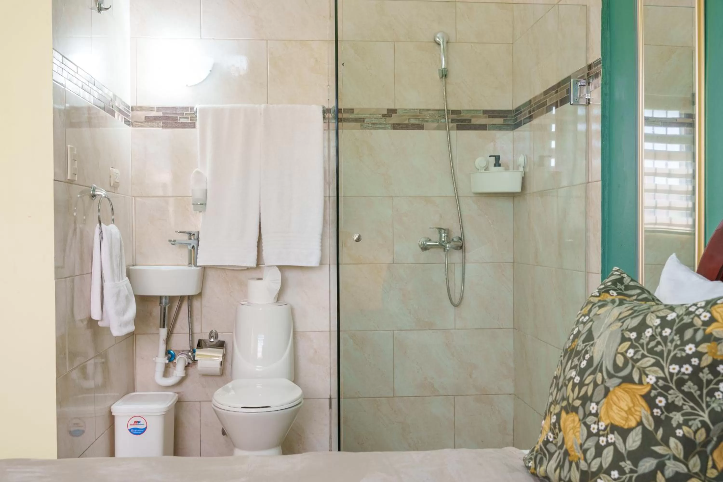 Shower in Hotel La Casona MC