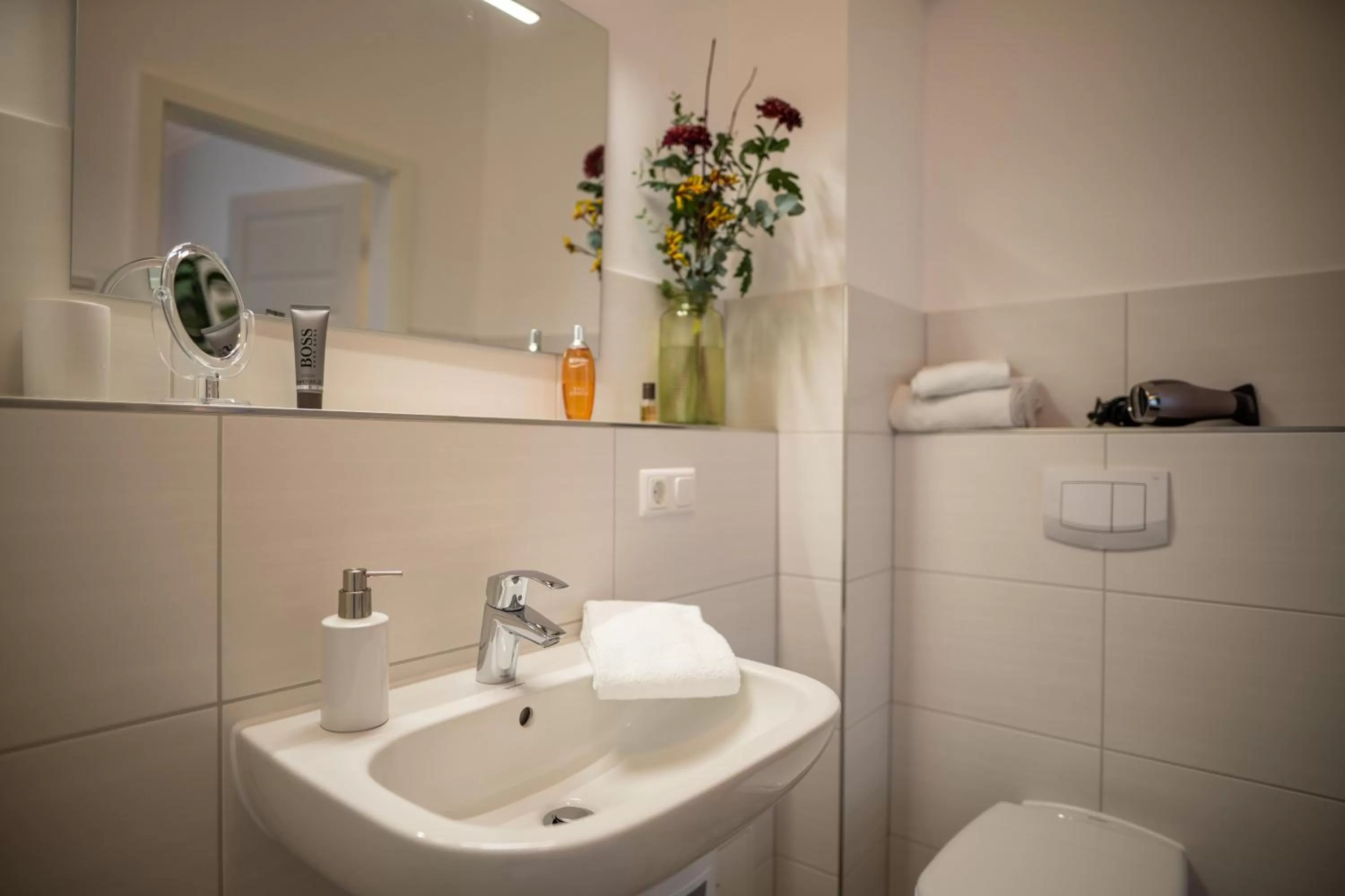 Toilet in Hotel Hanseat Stralsund