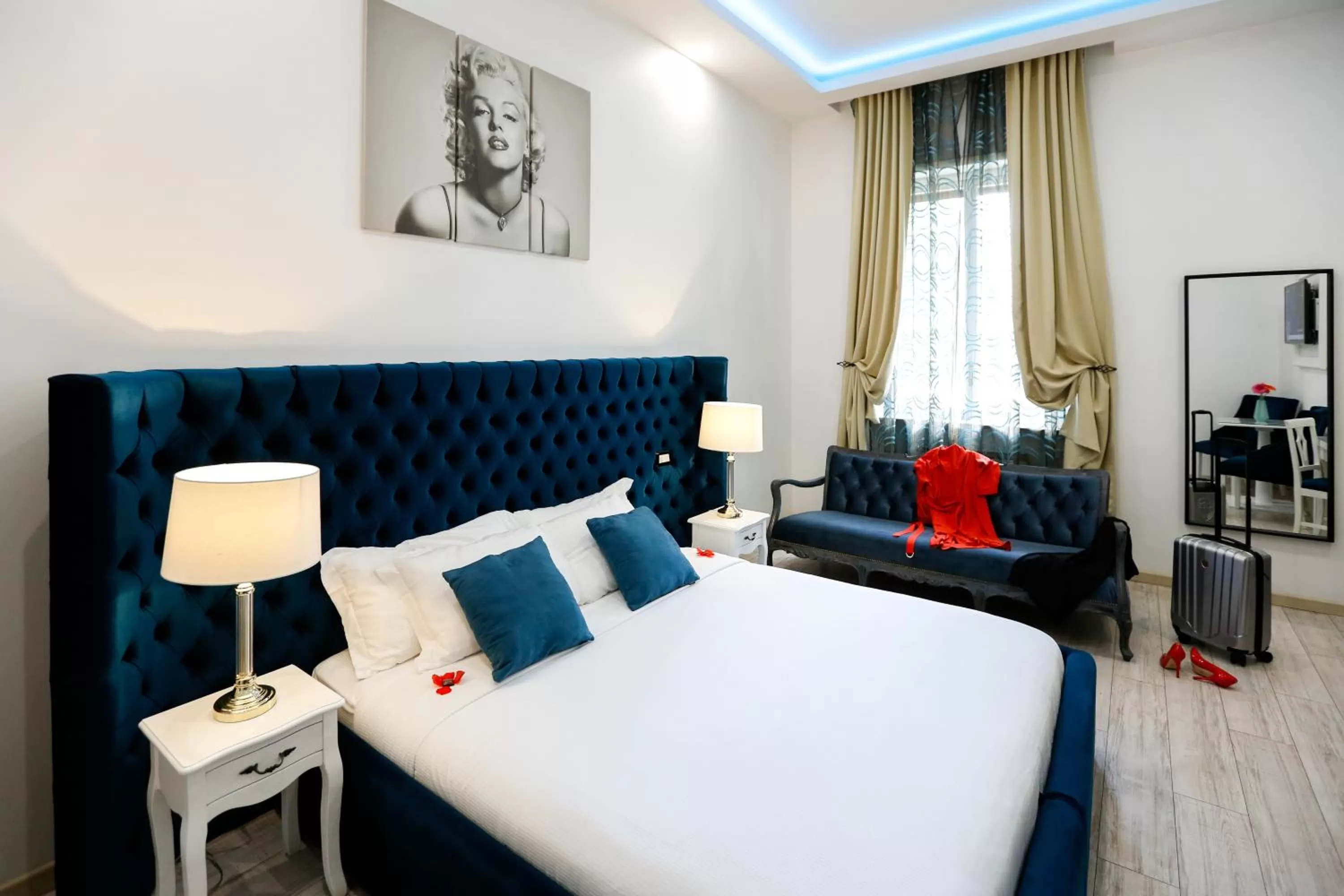 Bed in Escape Luxury Suite - CA Domus Collection