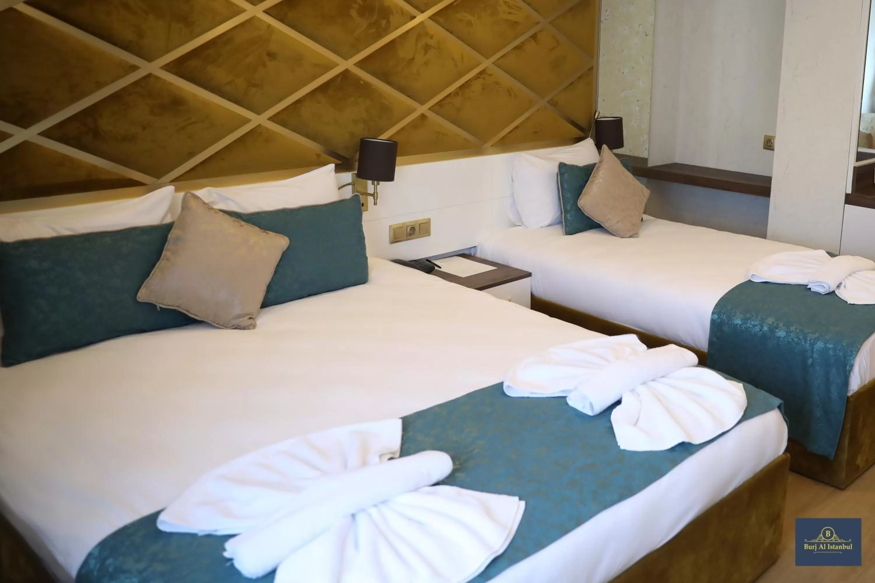 Bed in Burj Al Istanbul