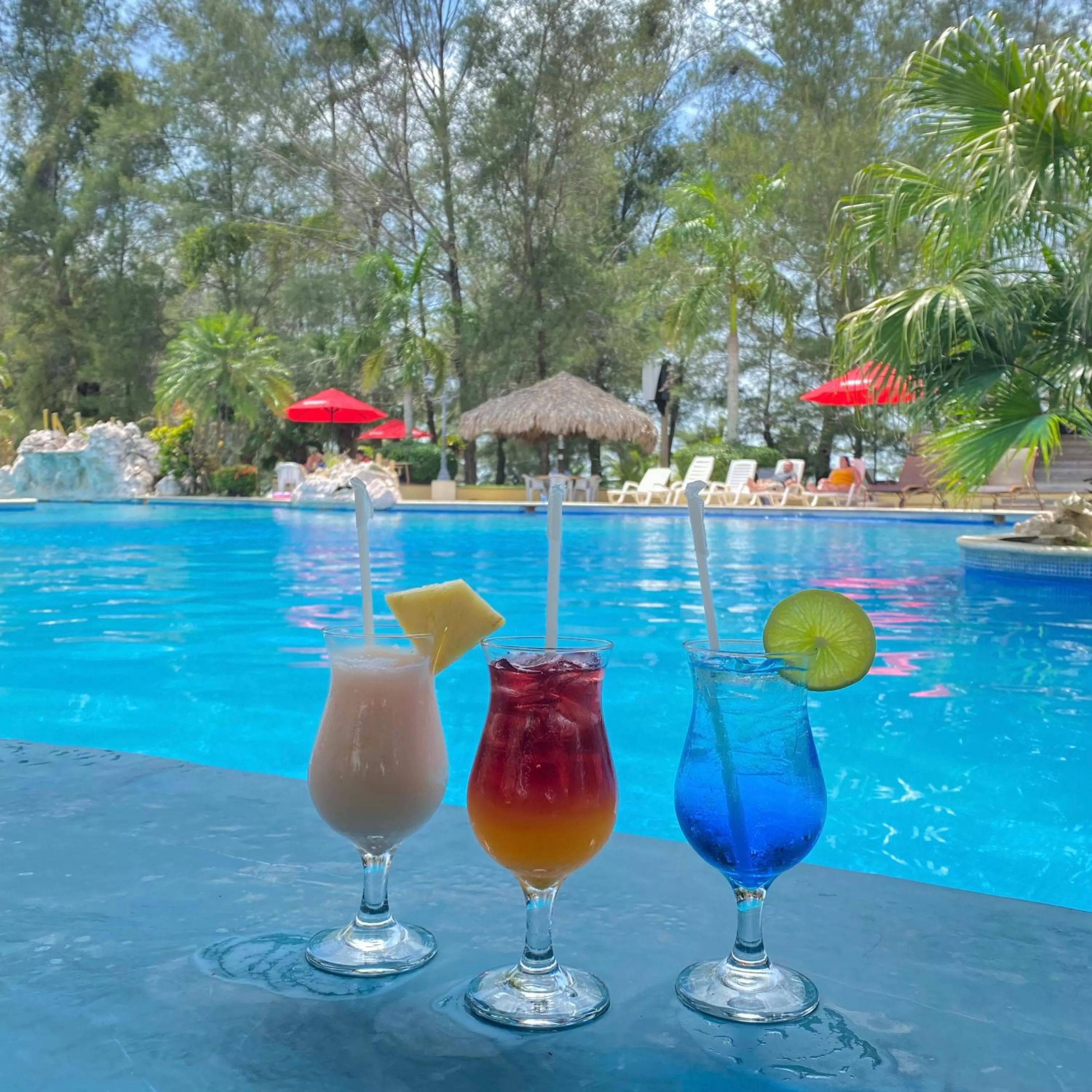 Drinks in La Ensenada Beach Resort