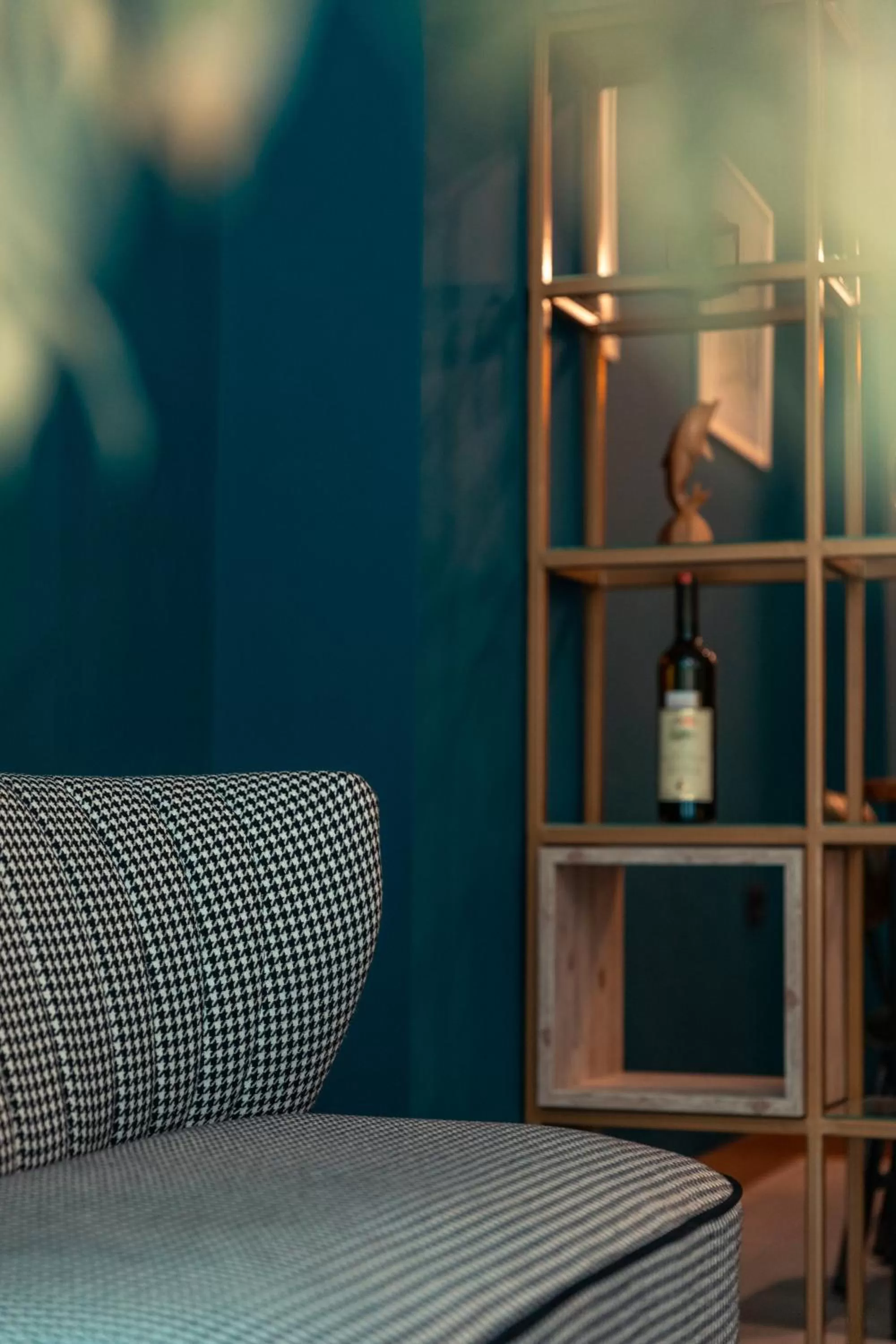 Living room, Bed in Oda Hotel Tirana