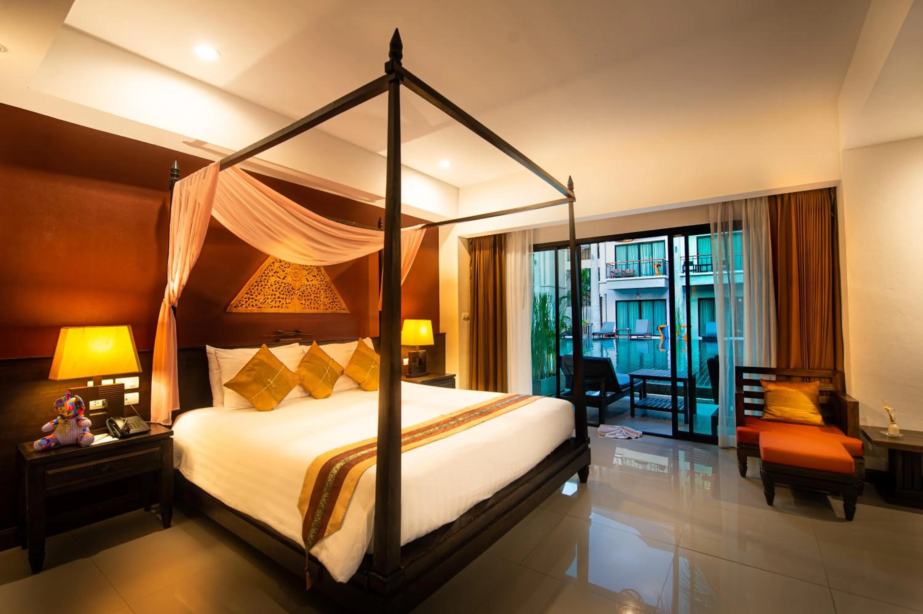 Photo of the whole room, Bed in Navatara Phuket Resort