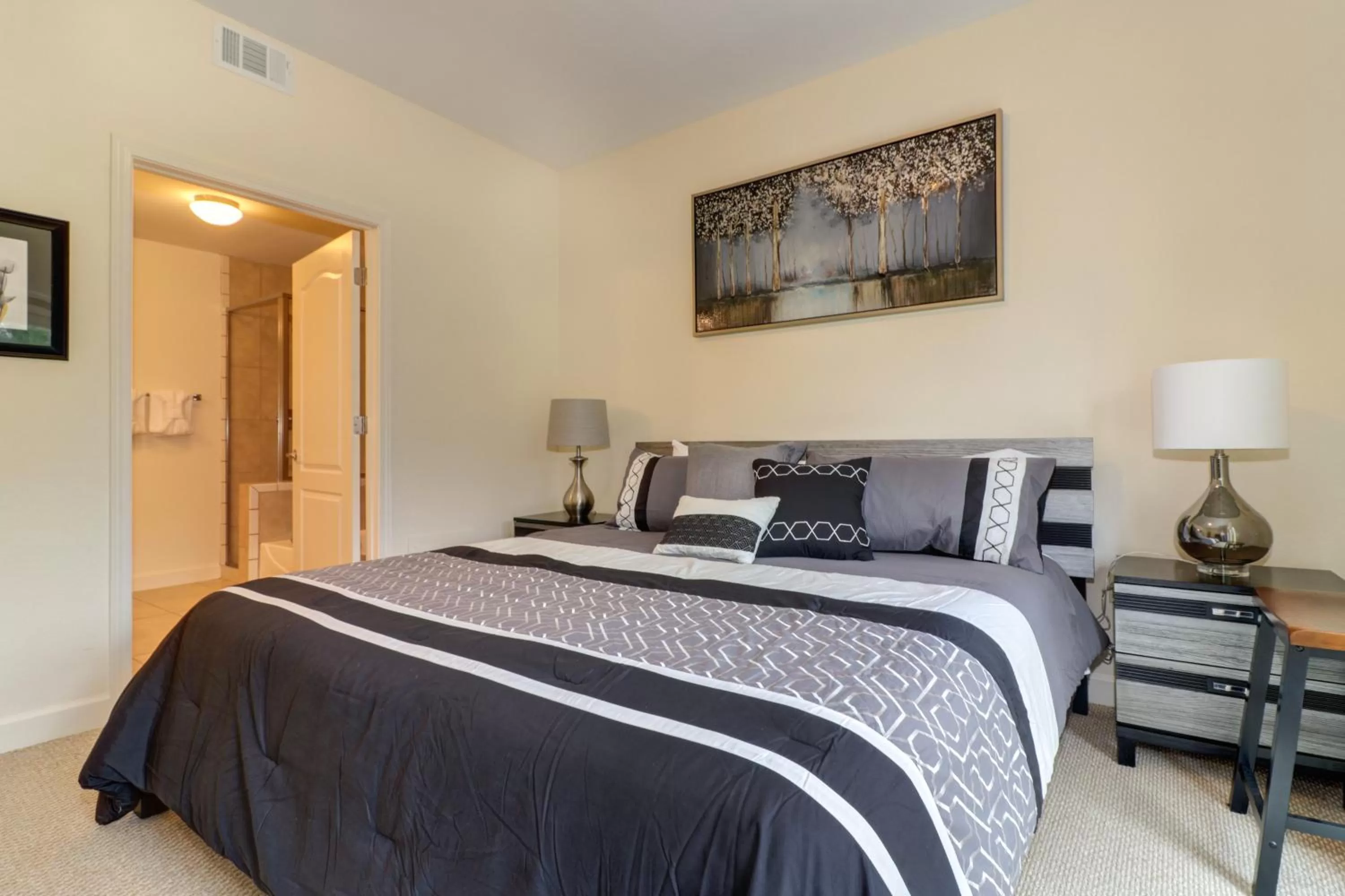 Bed in Sandy's Sanctuary