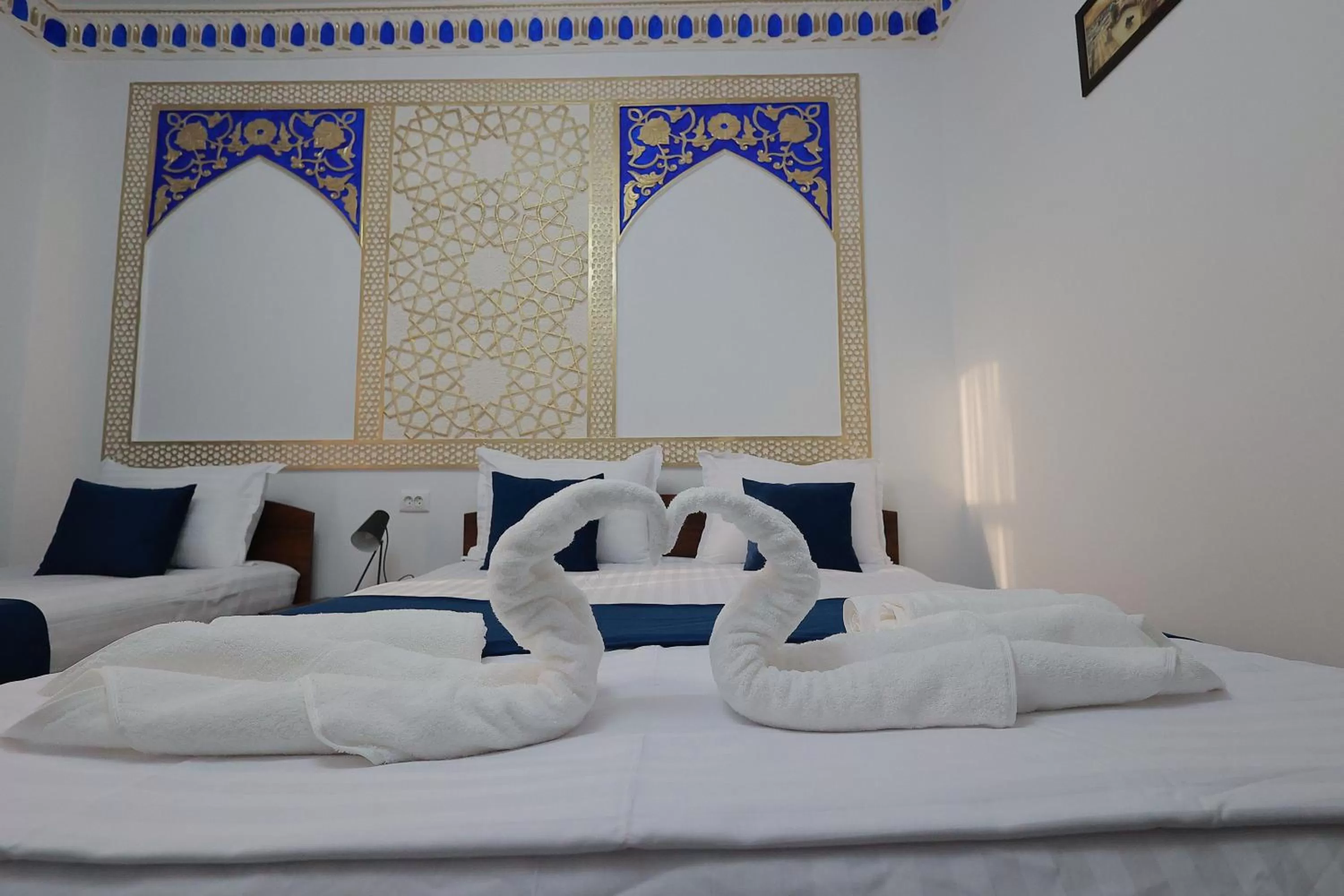 Bed in Jahangir Boutique Bukhara