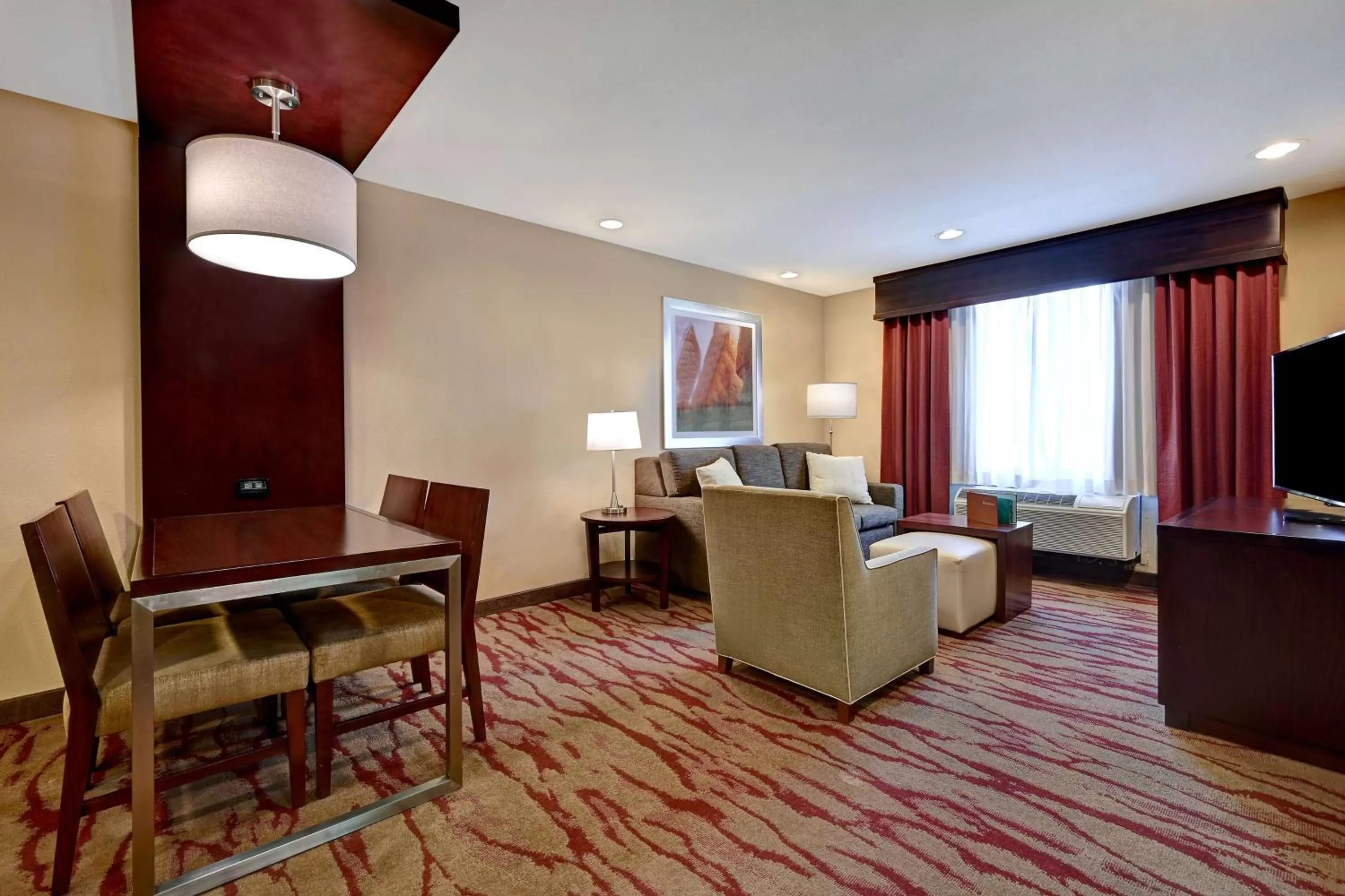 Living room in Homewood Suites by Hilton Albuquerque Airport