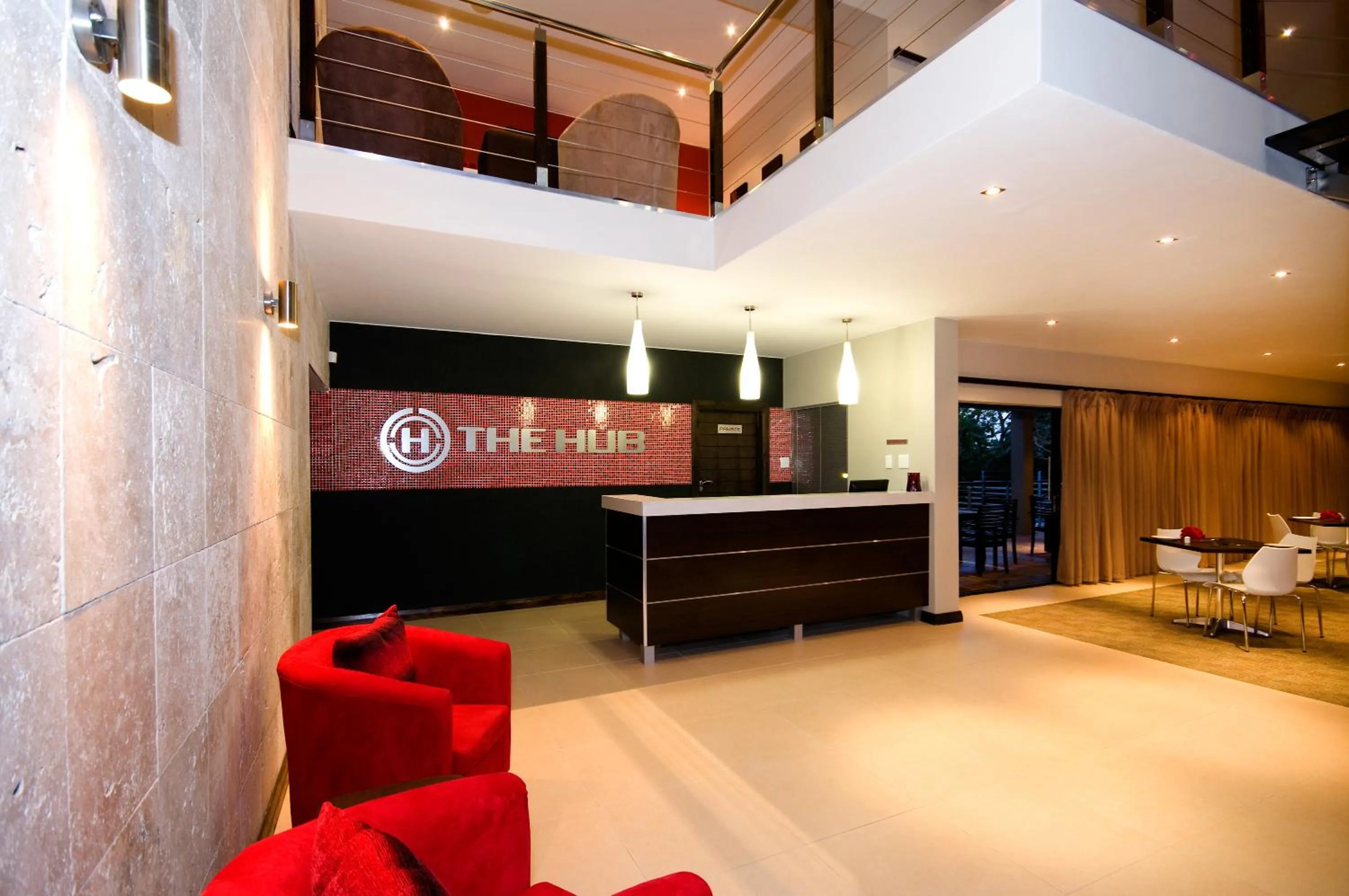 Lobby or reception in The Hub Urban Hotel