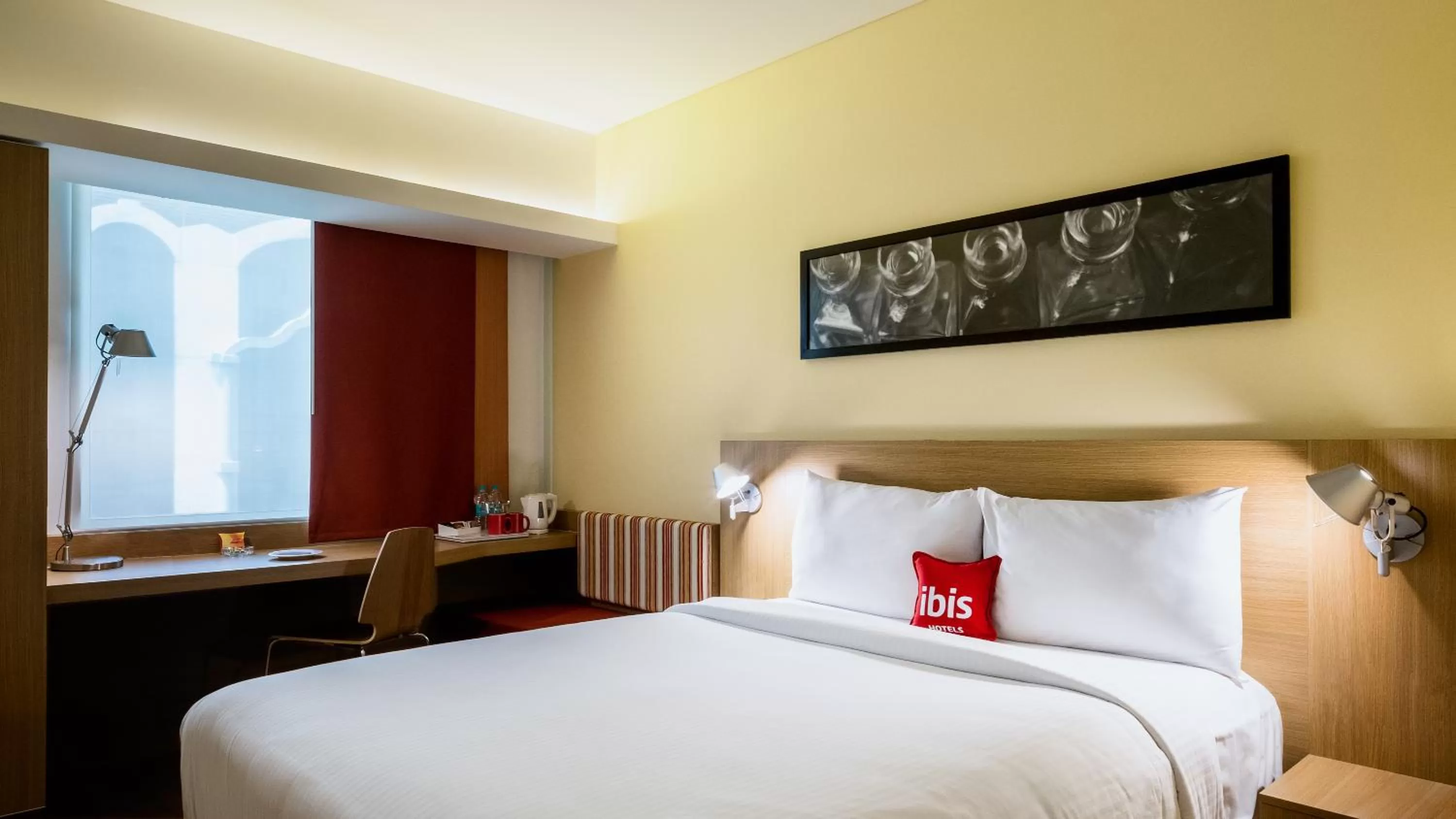 Photo of the whole room, Bed in ibis Hyderabad Hitec City - An Accor Brand