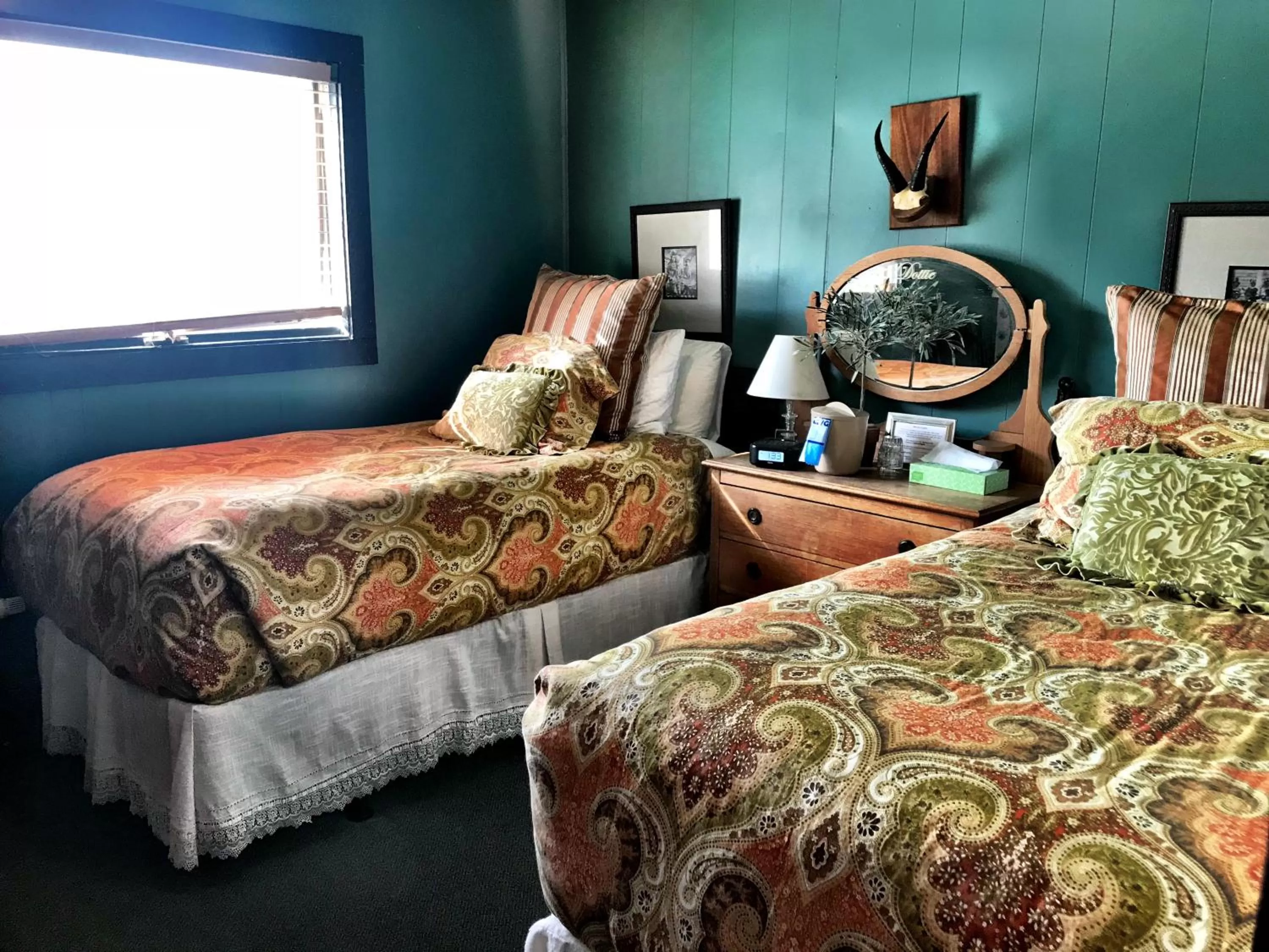 Bed in Historic Skagway Inn