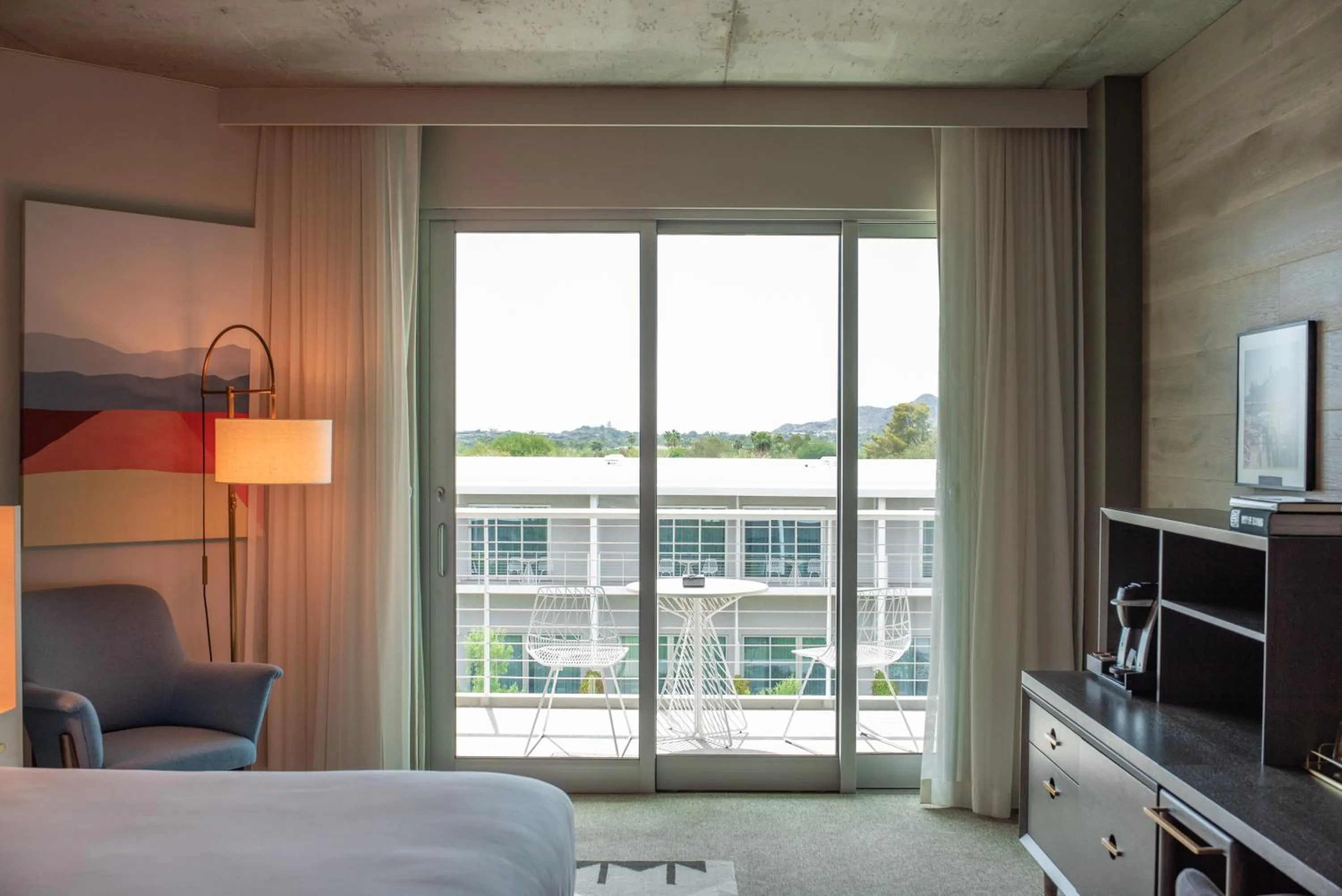 View (from property/room), Bed in Mountain Shadows Resort Scottsdale