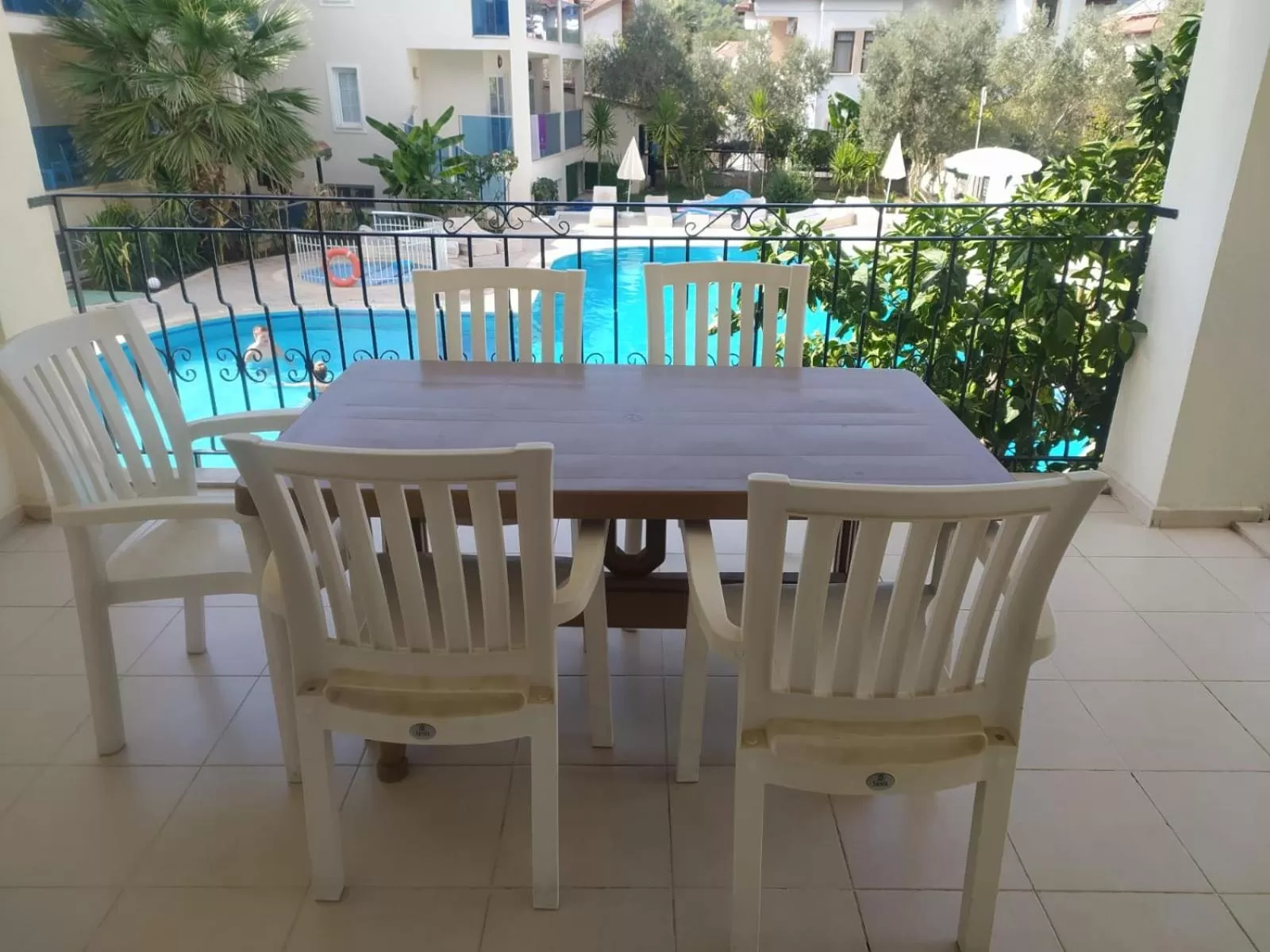 Balcony/Terrace in Tayfun Apart Hotel