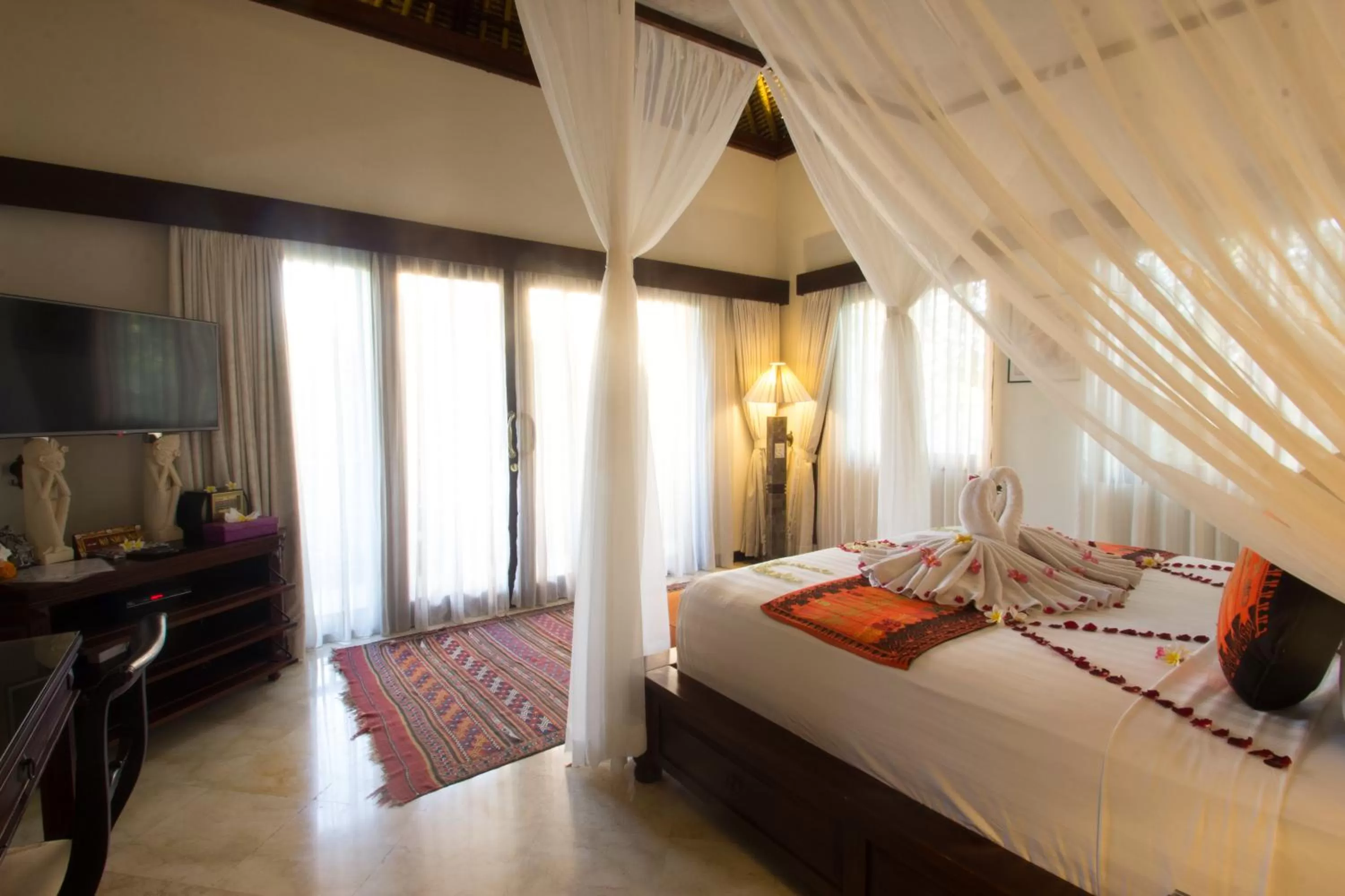 Natural landscape, Bed in Manzelejepun Villa & Pavilion