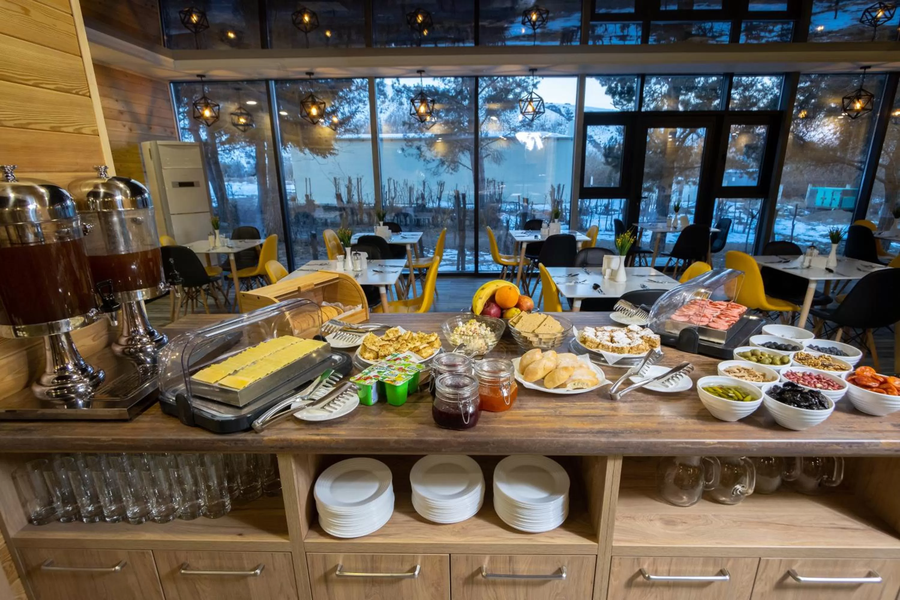 Food and drinks in My hotel Karakol