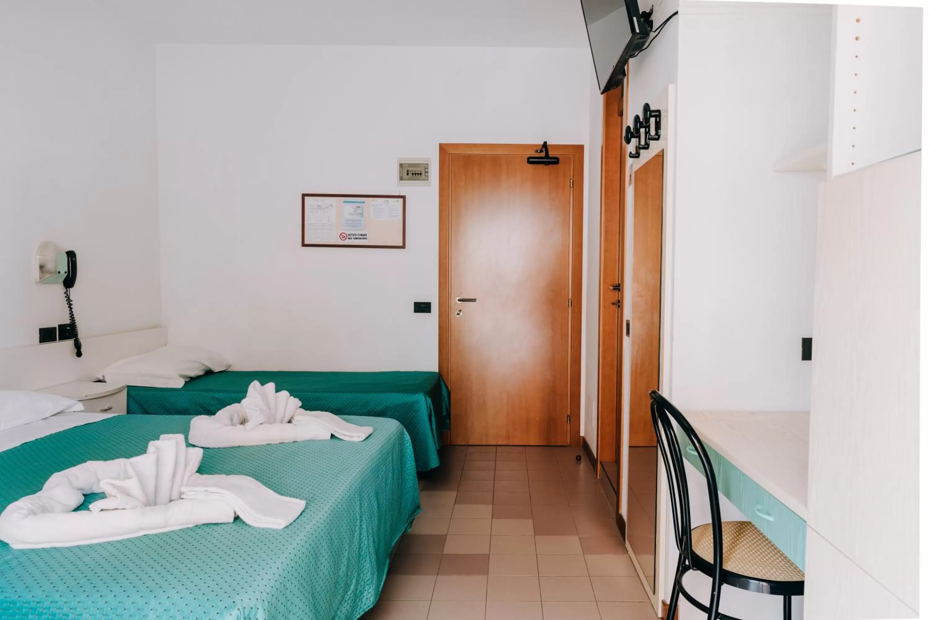 Bed in Hotel Villa Claudia