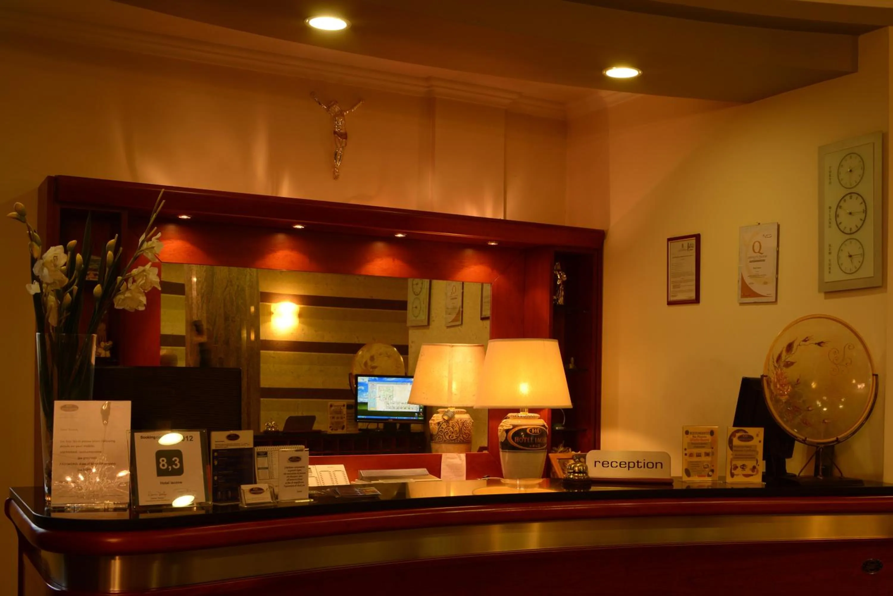 Lobby or reception in Hotel Iacone