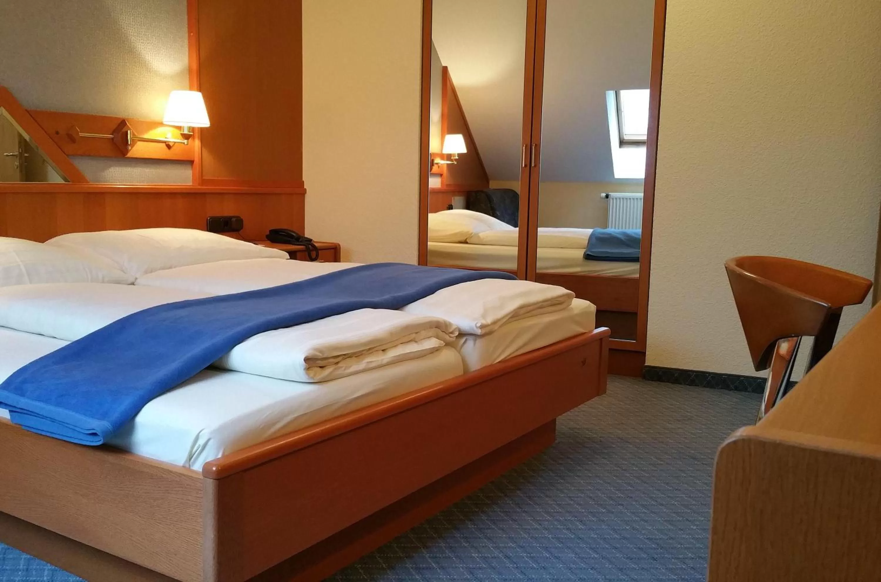 Bedroom, Bed in City Partner Hotel Strauss