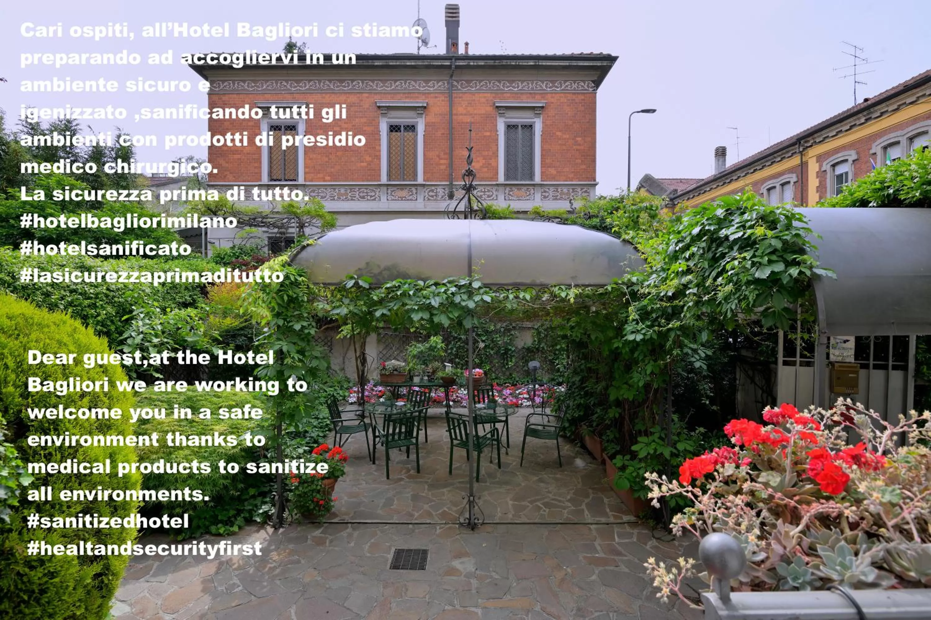 Garden in Hotel Bagliori