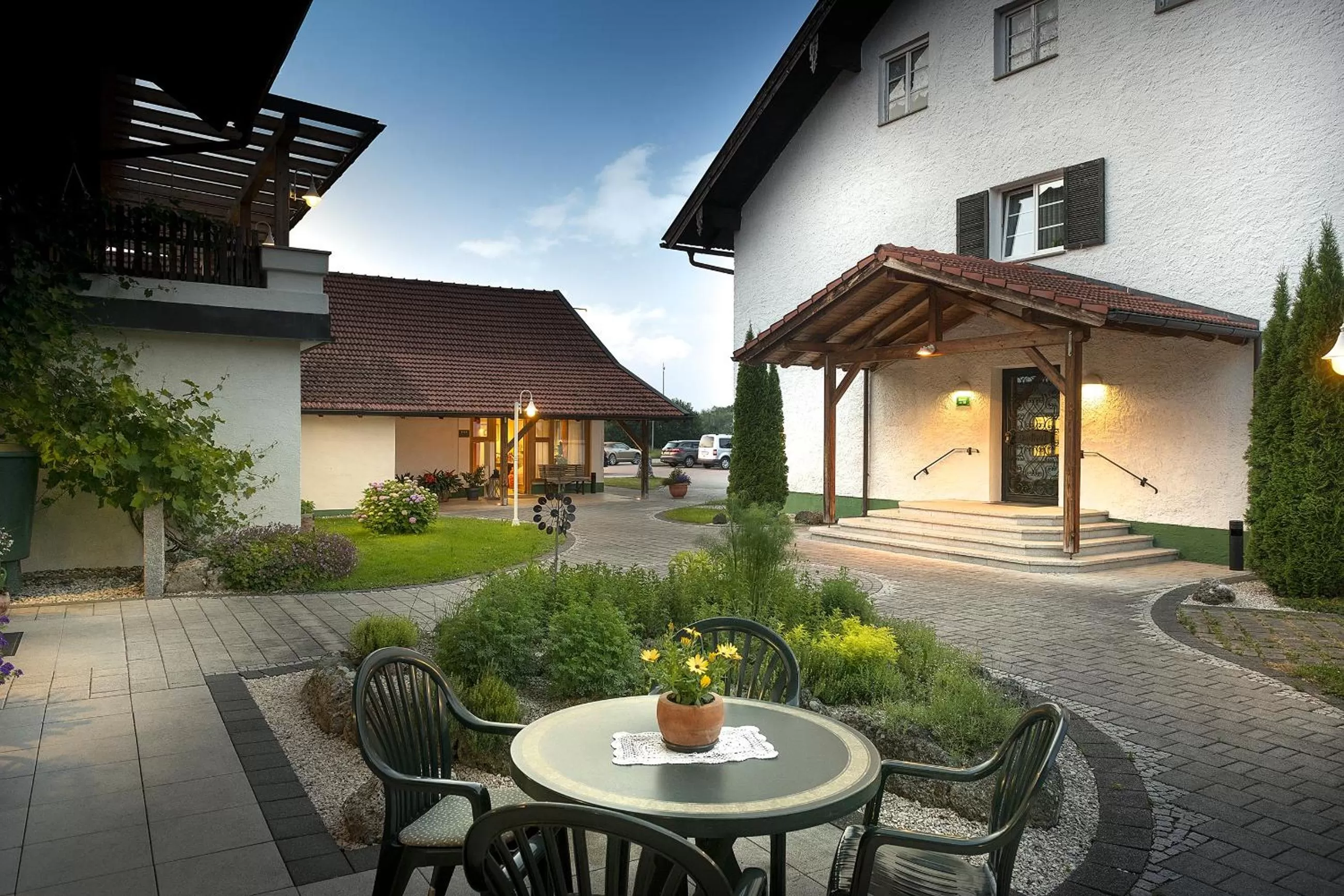 Patio in Hotel Oedhof