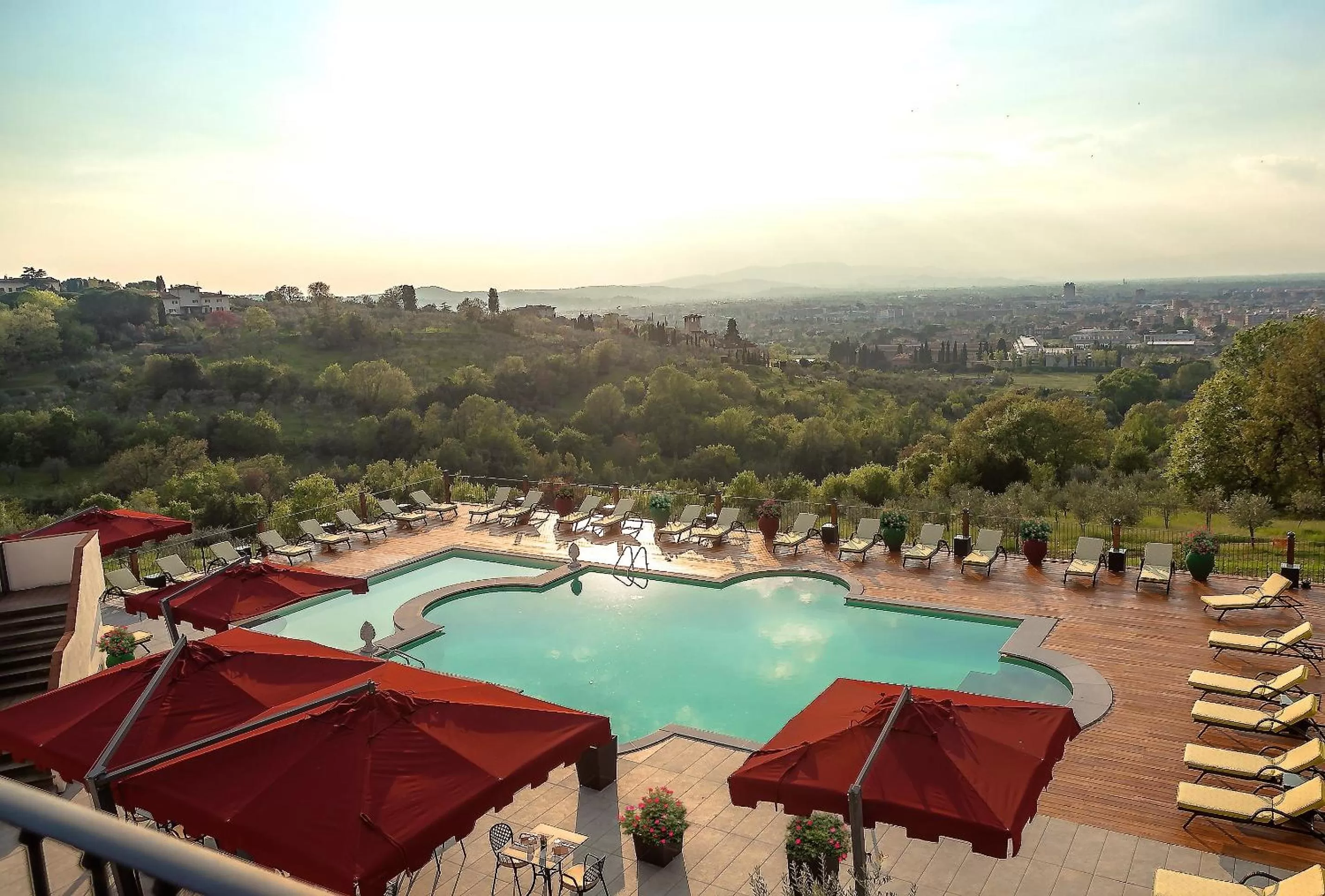 Bird's eye view in Villa Tolomei Hotel & Resort