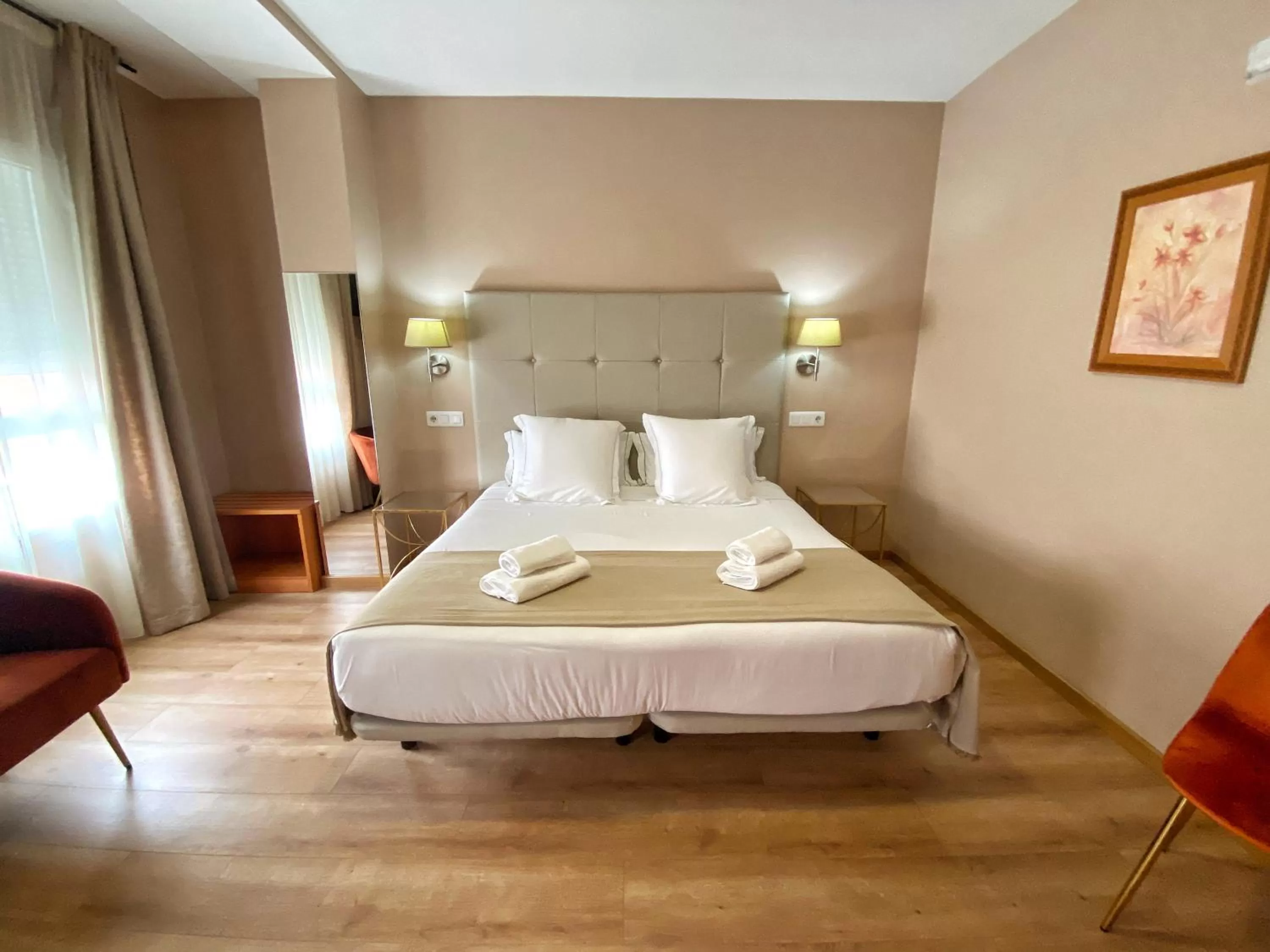 Bed in Hotel Ribeira Sacra