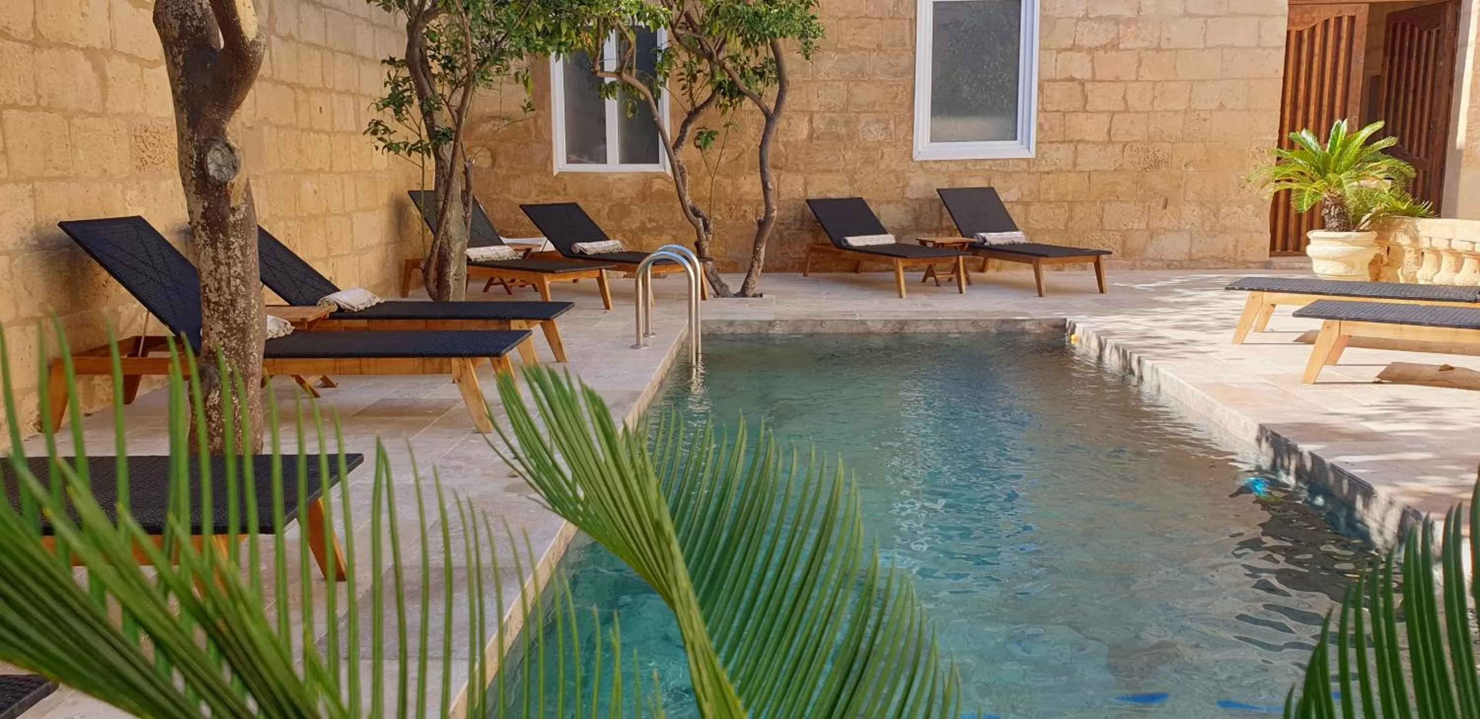 Swimming pool in Palazzo Pisani Malta Boutique and SPA