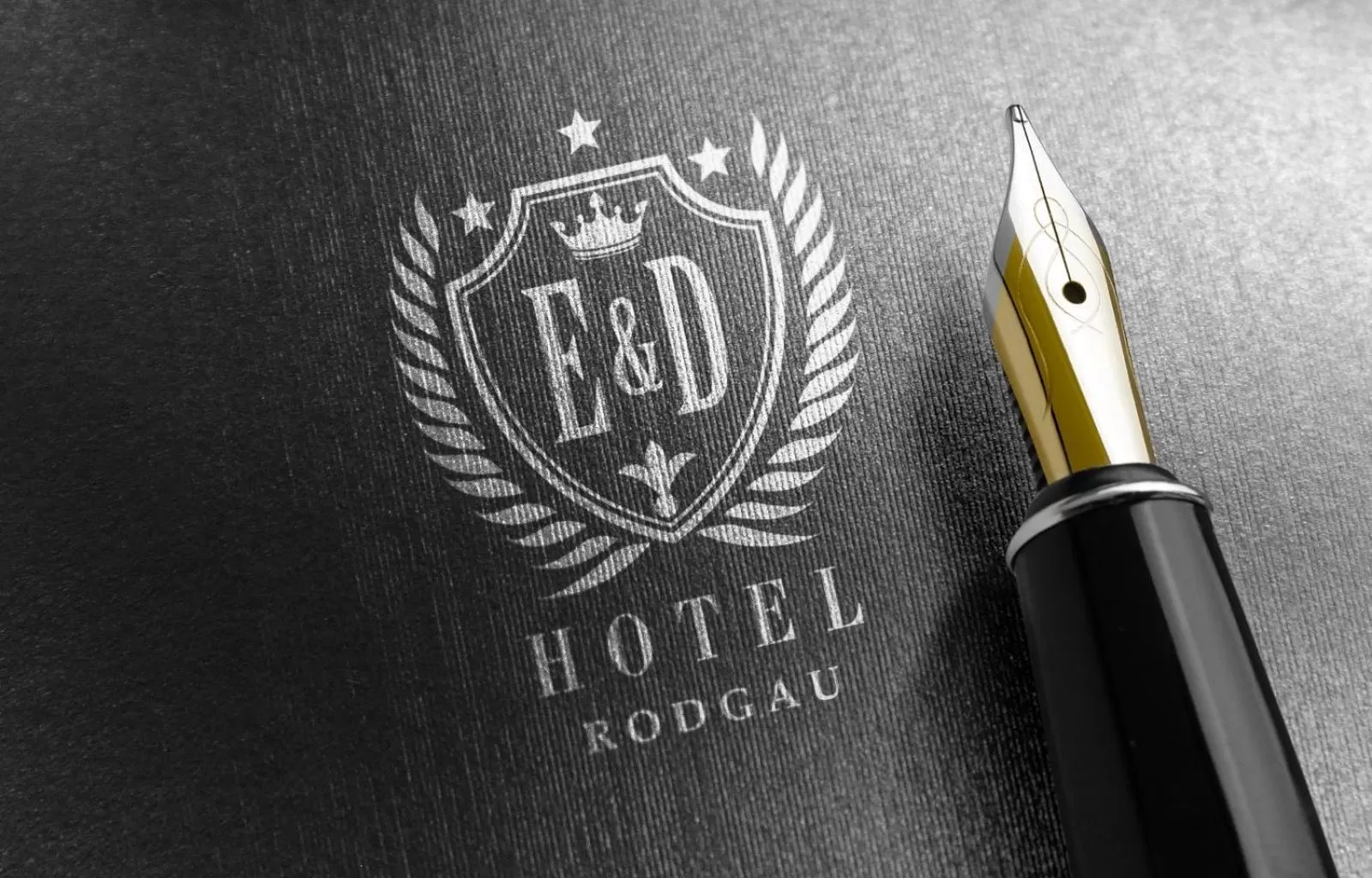 Logo/Certificate/Sign in E&D Hotel Rodgau