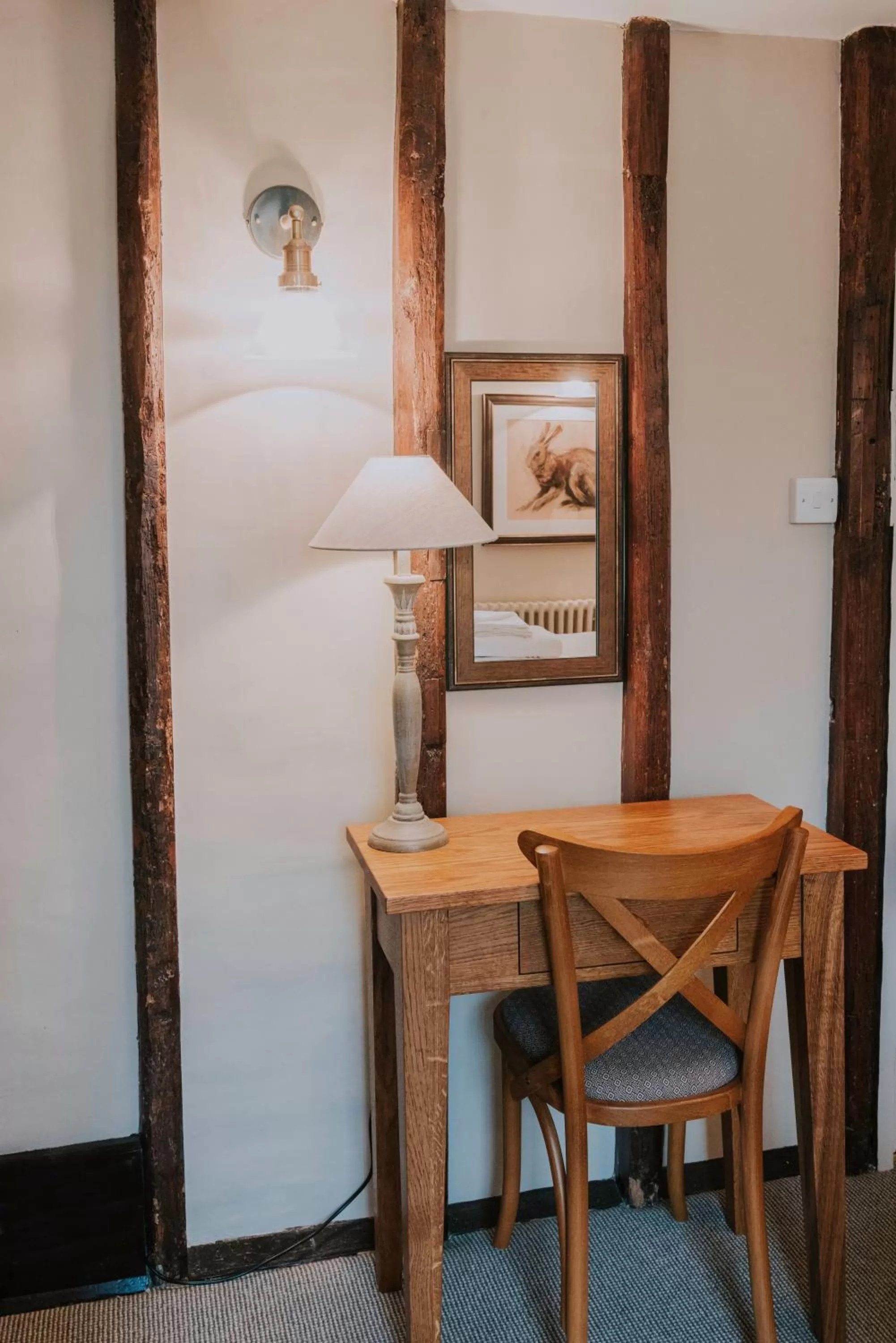 Seating area in The Falkland Arms