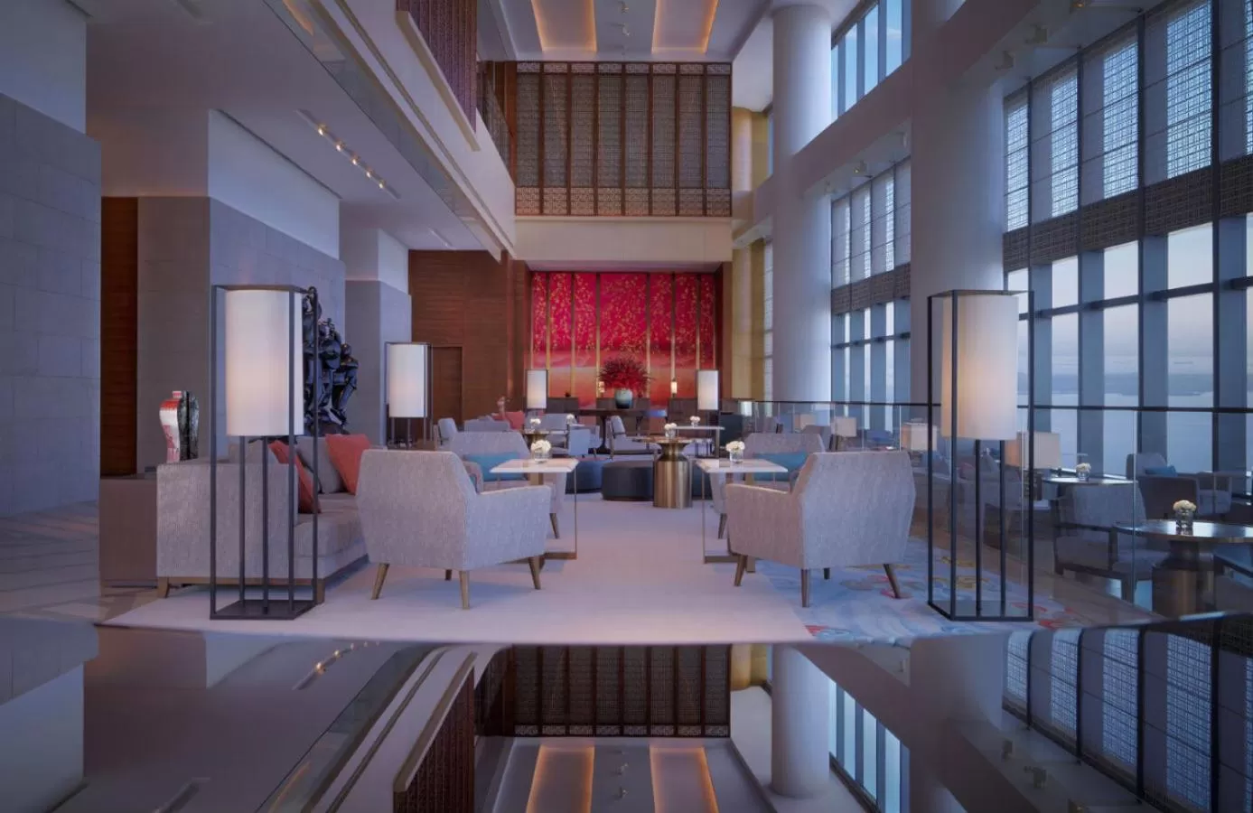 Lobby or reception in Hyatt Regency Zhenjiang