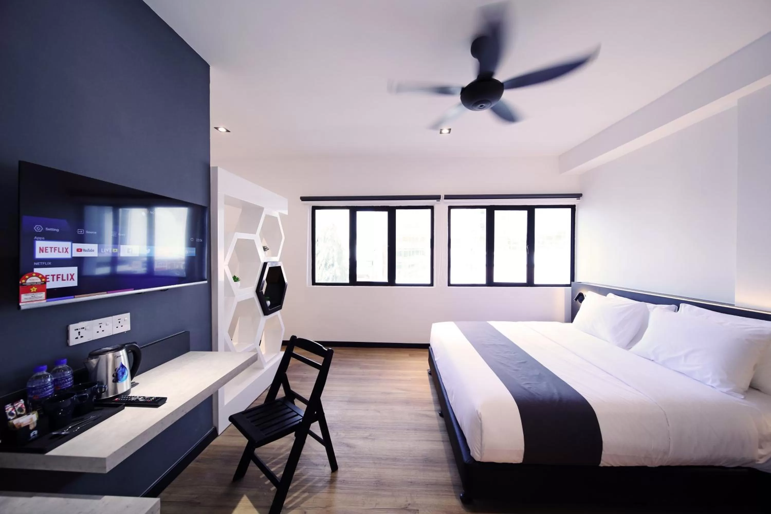 TV and multimedia, Bed in ARENA Boutique Hotel Kuala Terengganu