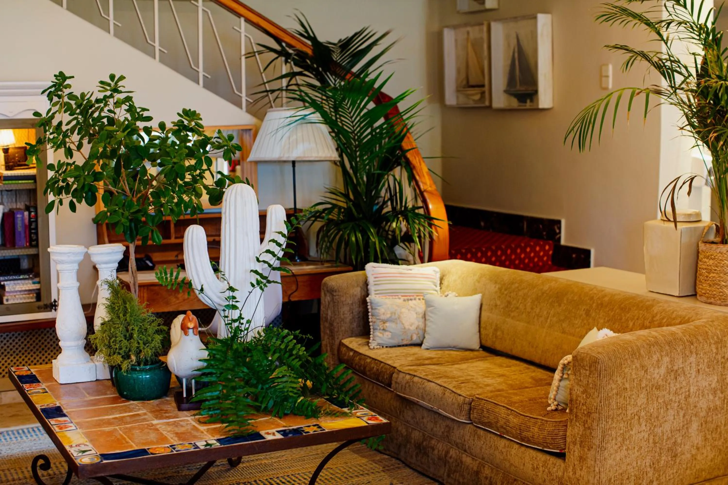 Lobby or reception in Hotel Los Ángeles Denia