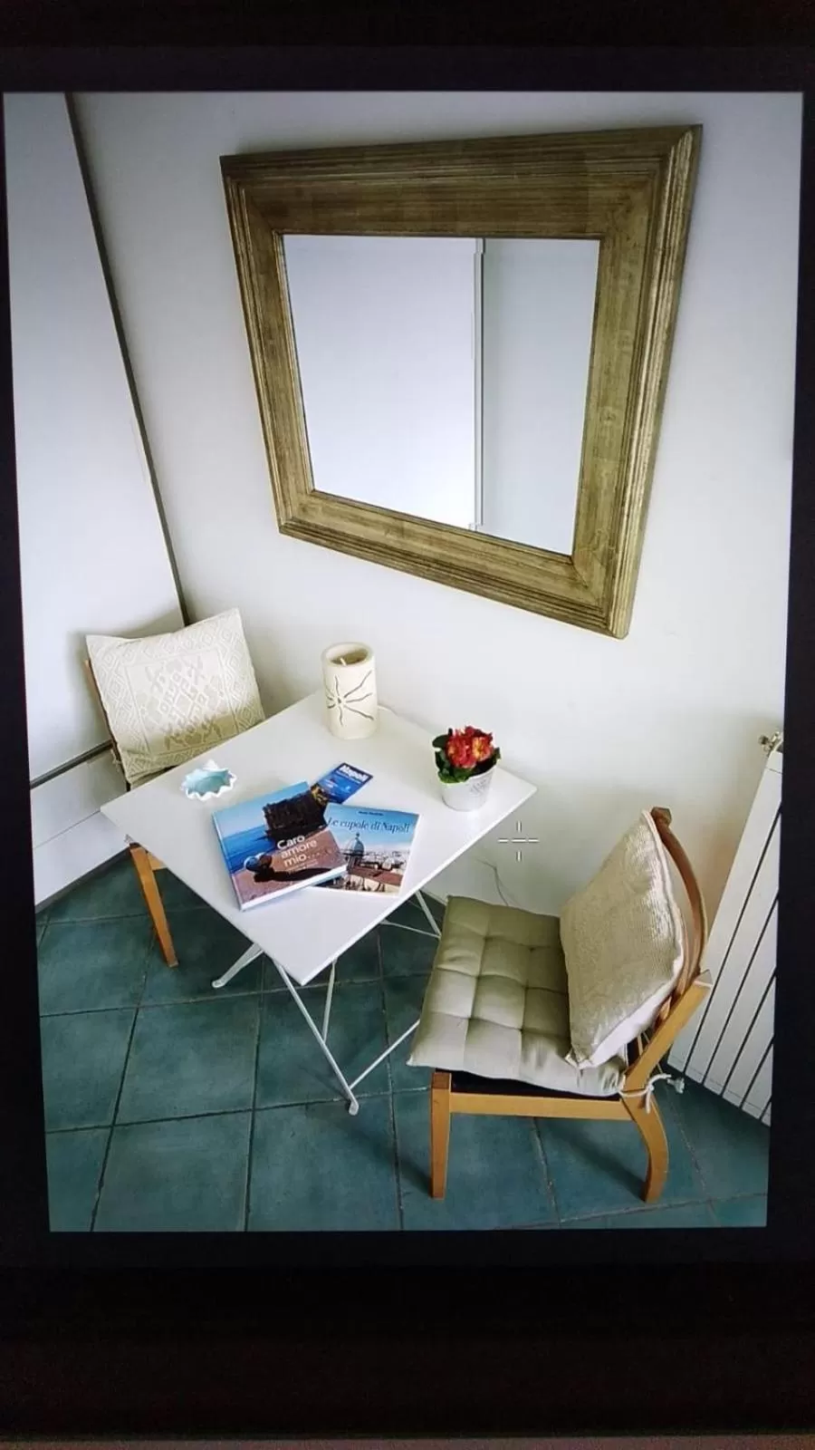 Seating area in La Casa sui Tetti