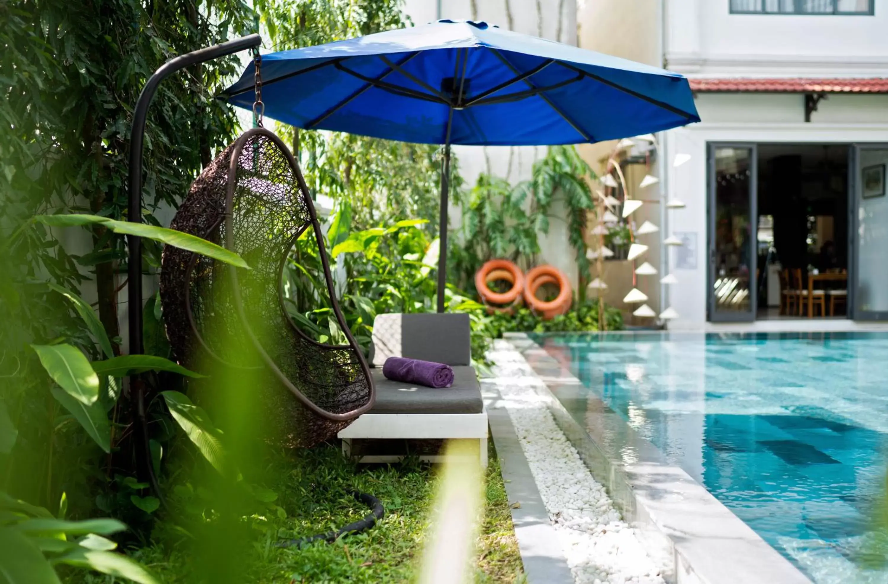 Garden, Swimming Pool in Golden Pearl Hoi An Hotel Garden, Swimming Pool in Golden Pearl Hoi An Hotel