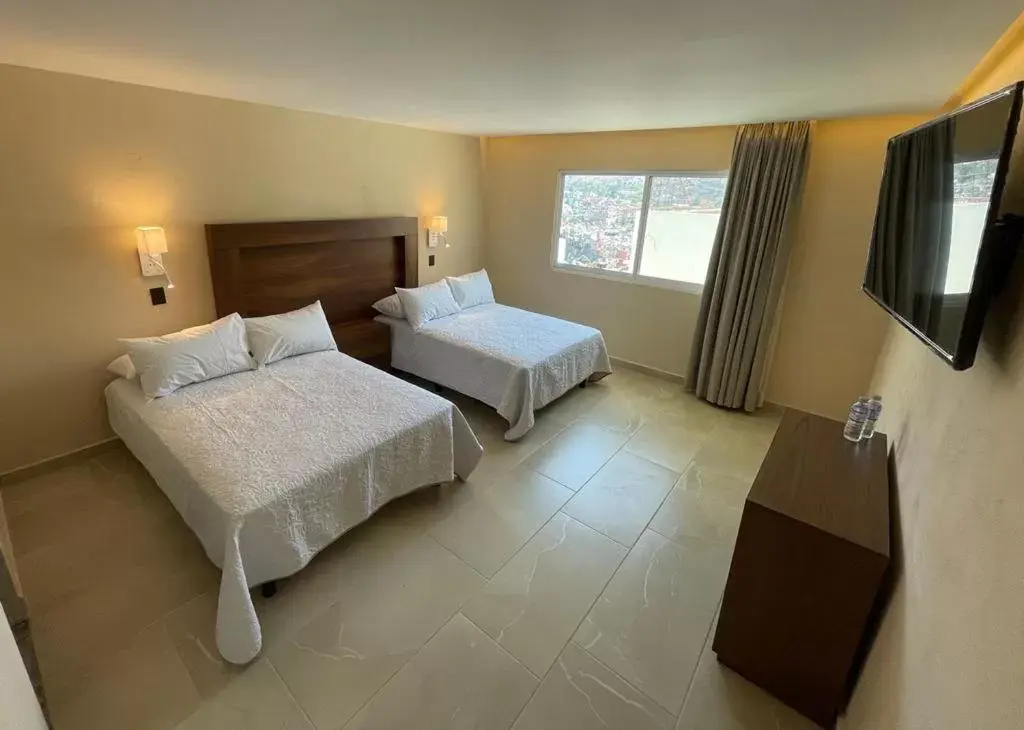 Superior Double Room with Two Double Beds in Hotel Balcón del Cielo Superior Double Room with Two Double Beds in Hotel Balcón del Cielo