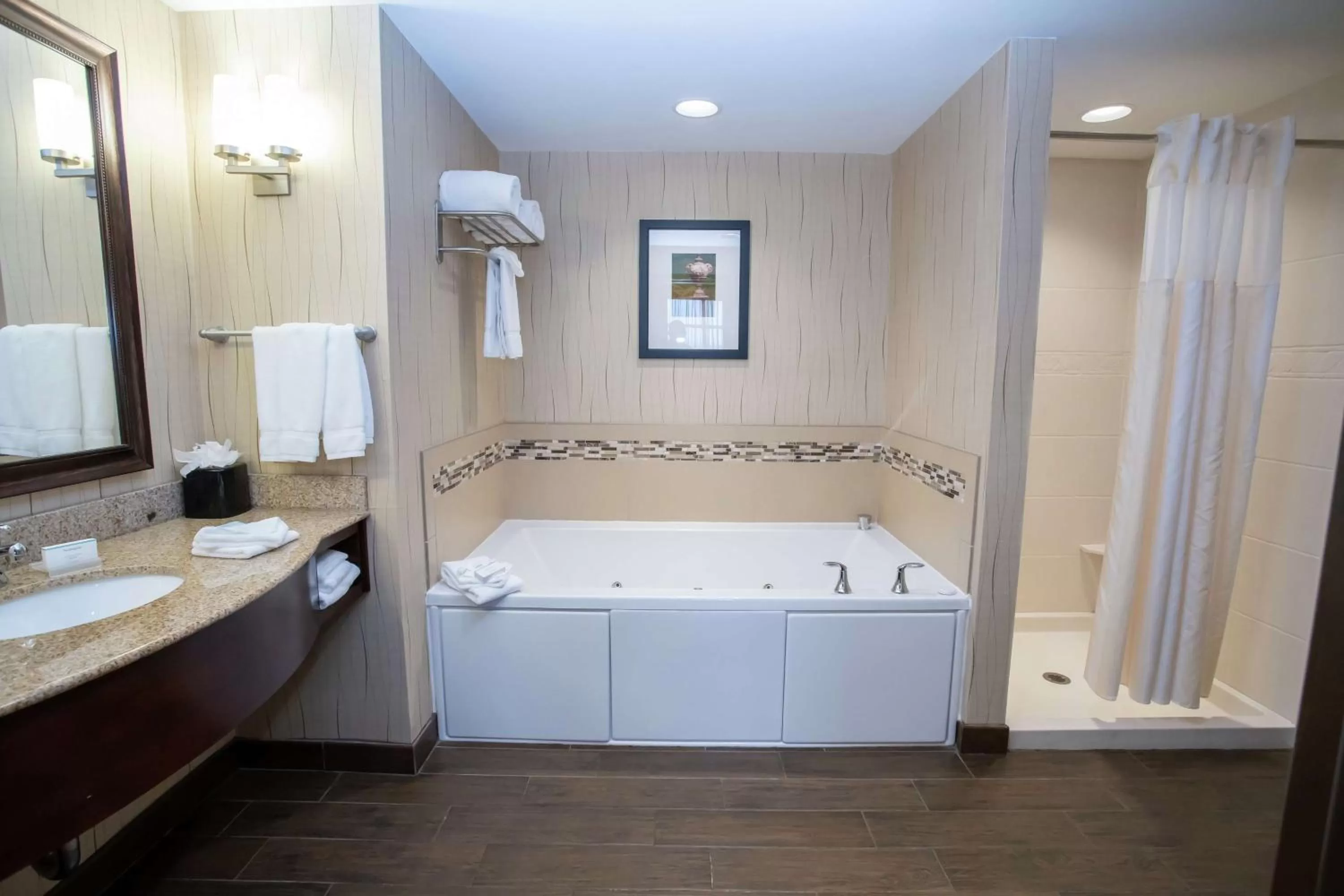 Bathroom in Hilton Garden Inn Dayton South - Austin Landing
