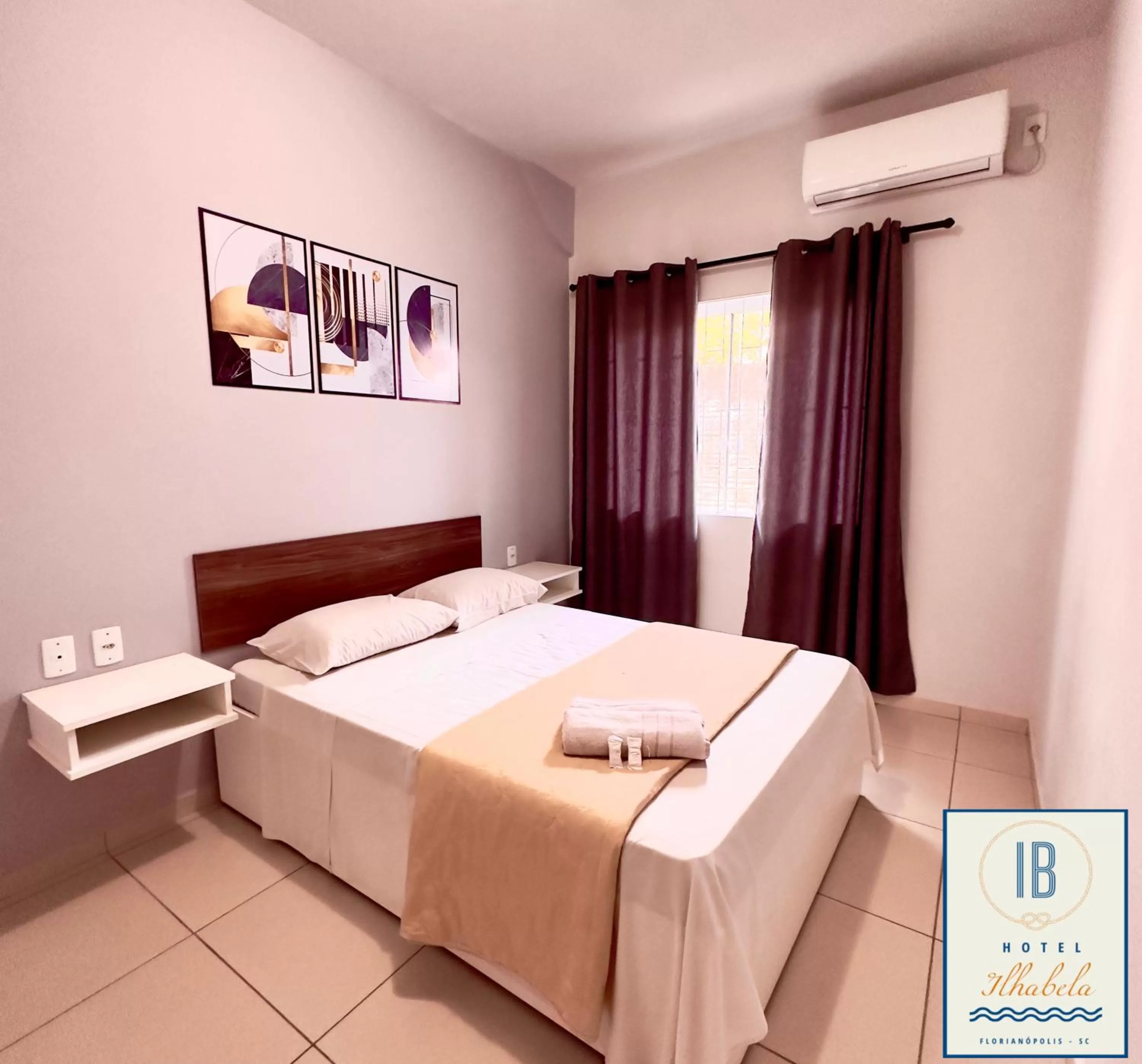 Bed in Hotel Residencial Ilhabela