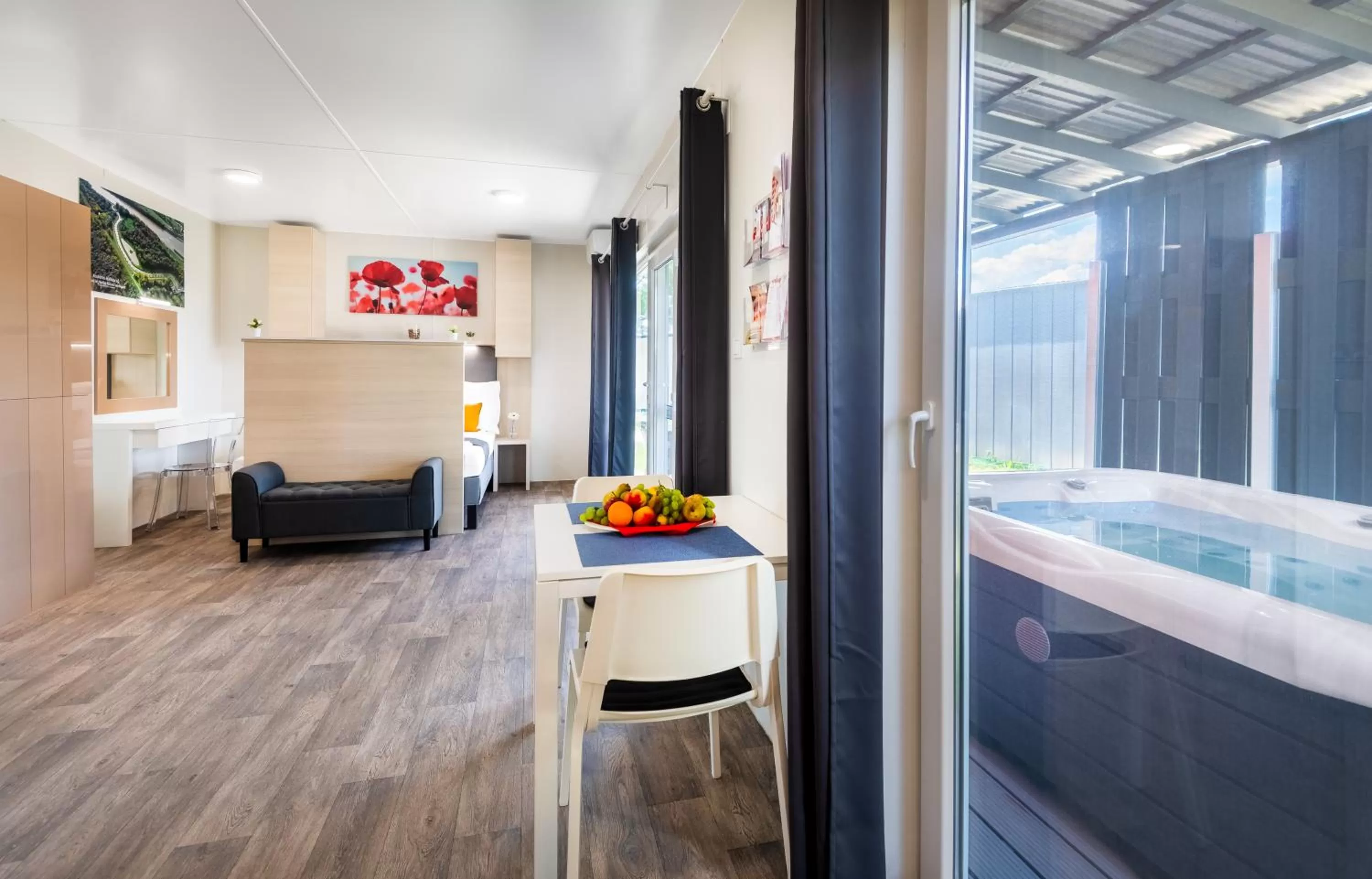 Bed in Tisza-tó Apartmanpark