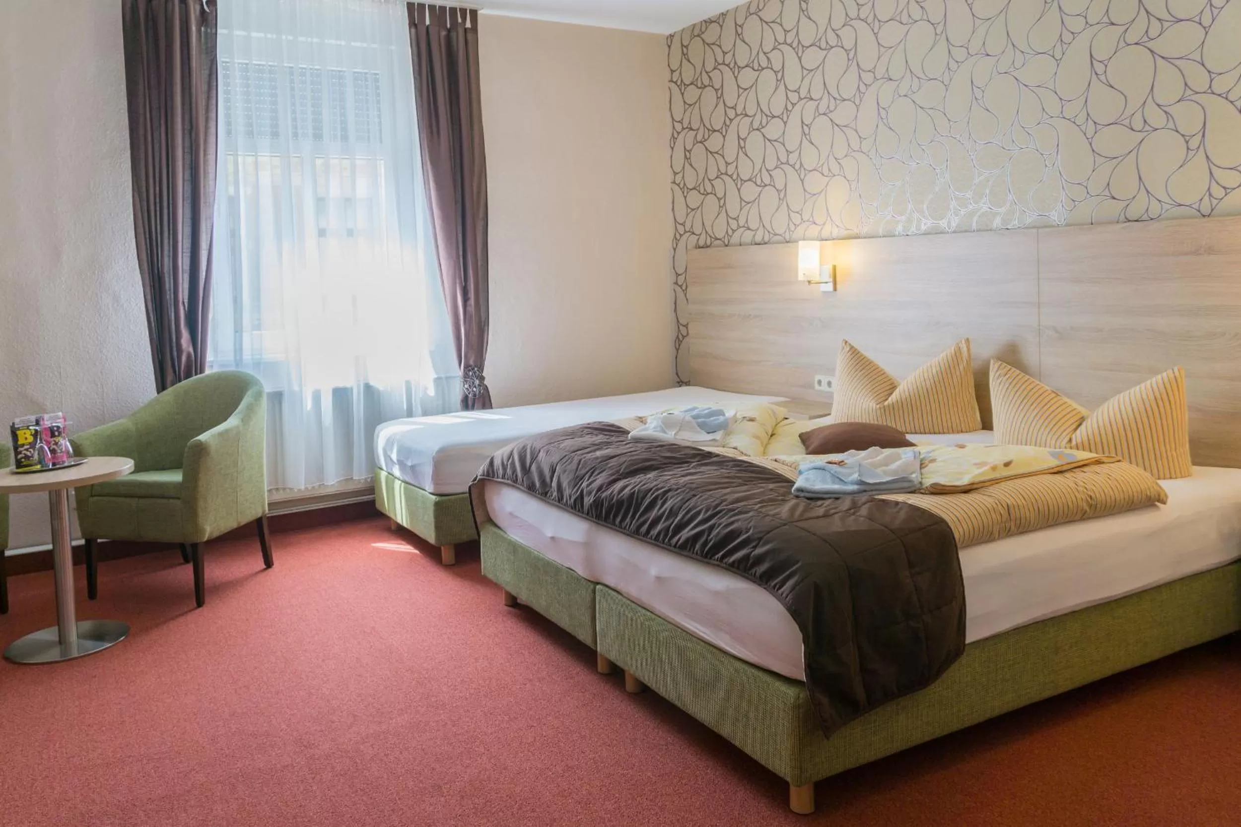 Bed in Hotel zur Post in Wurzen