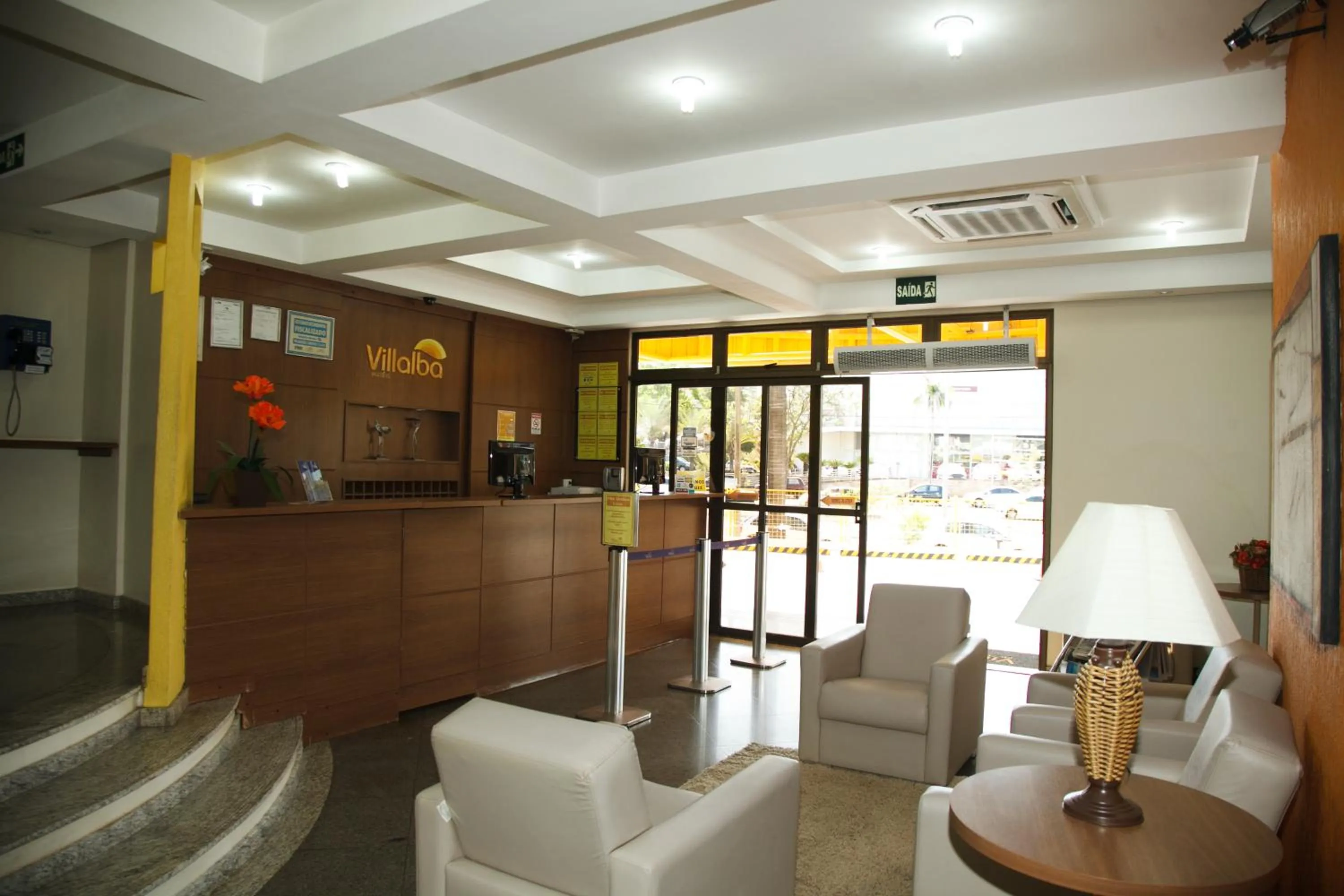 Lobby or reception in Villalba Hotel