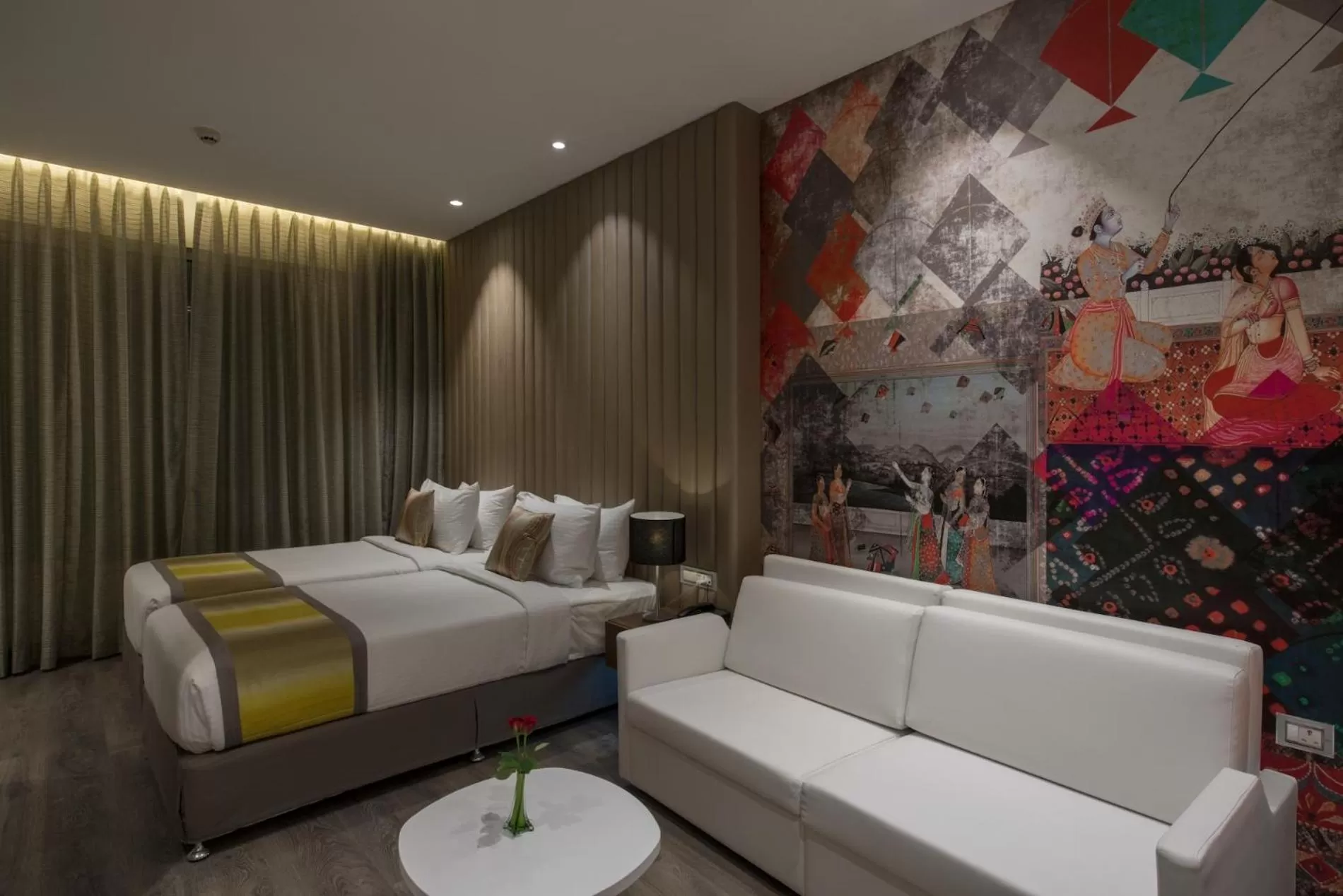 Bed in Eastin Residences Vadodara