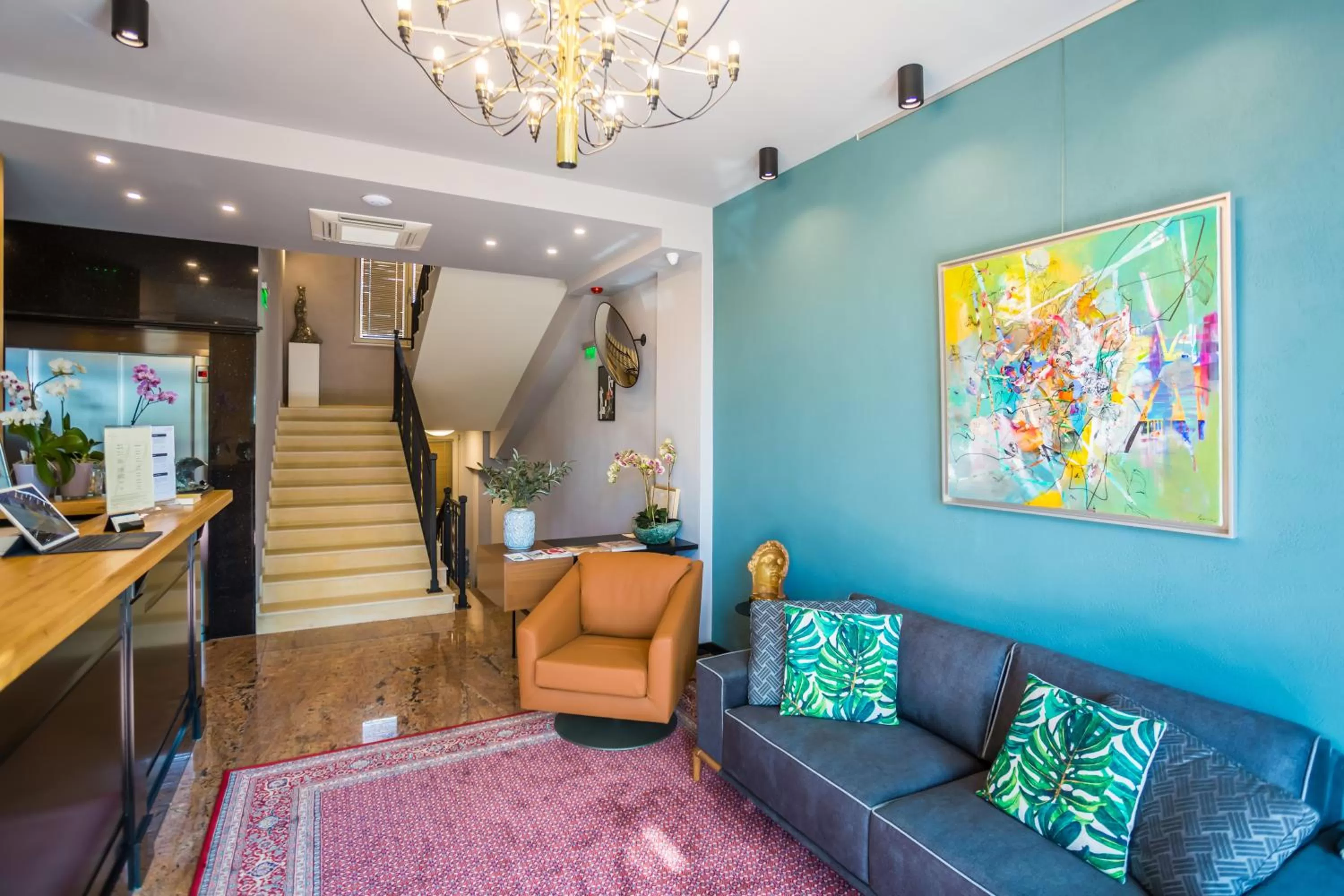 Lobby or reception in Hotel Residence Promenade