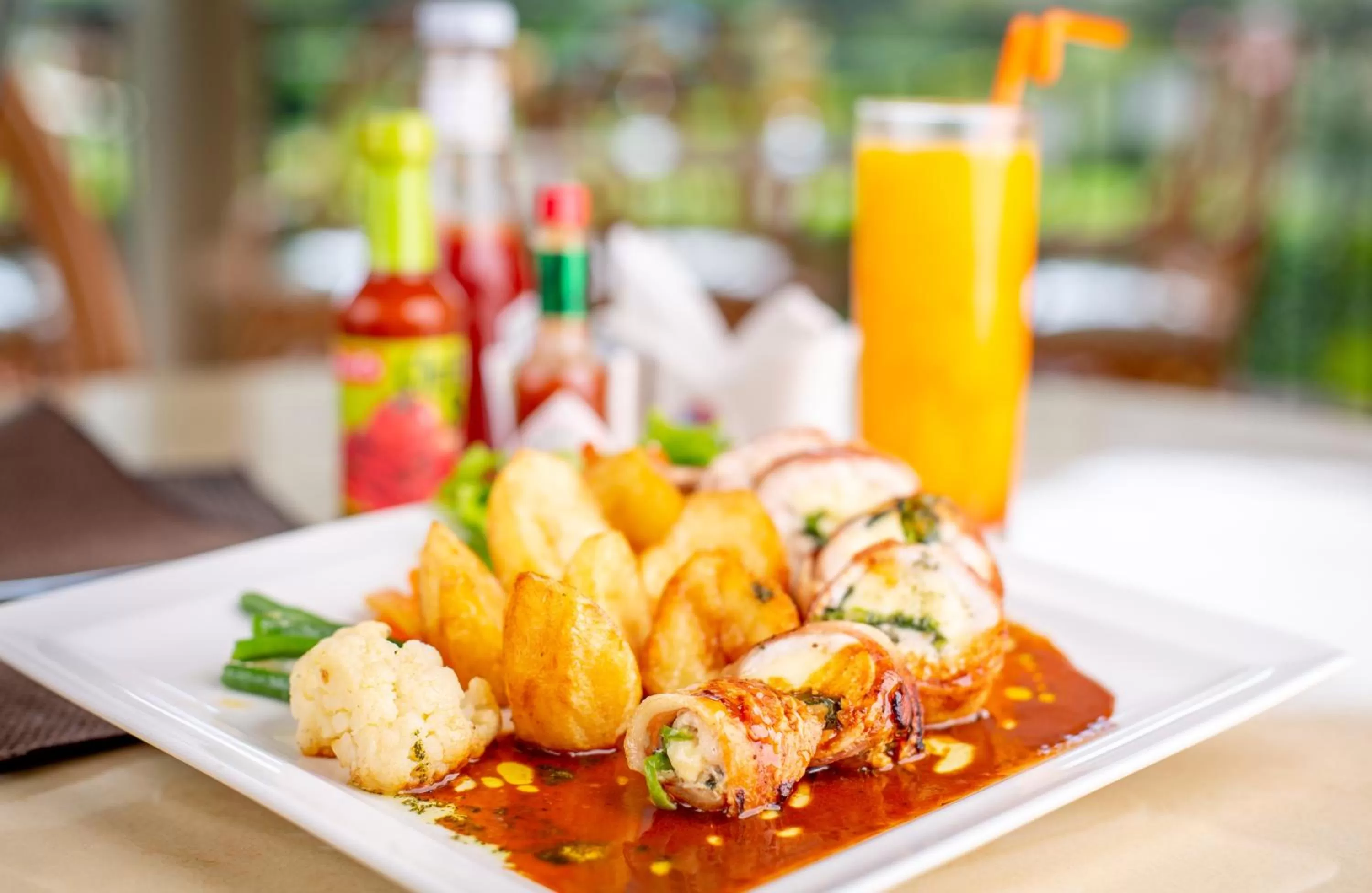 Food and drinks in Nyaika Hotel