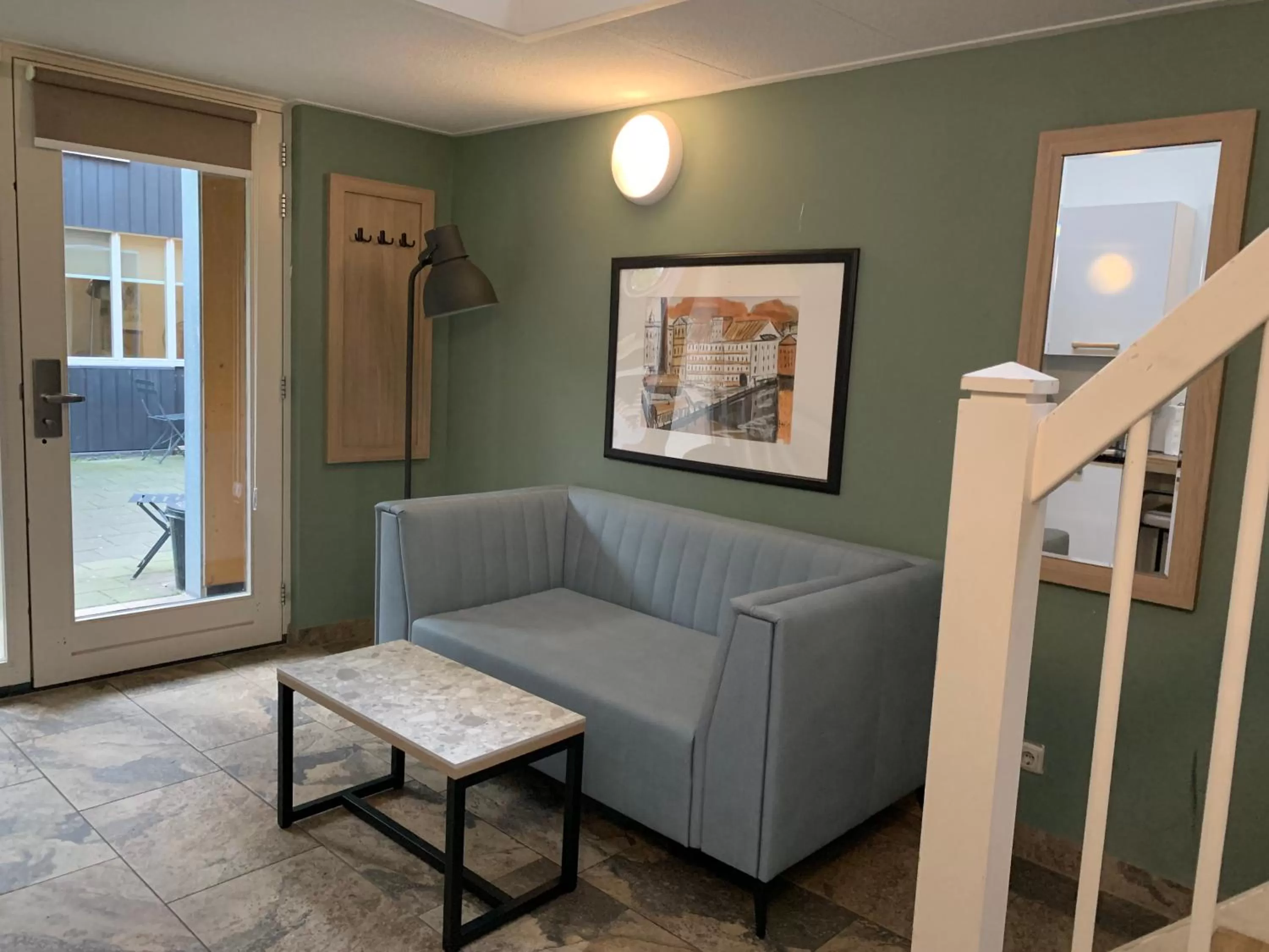 Living room in Plantage Garden Apartments